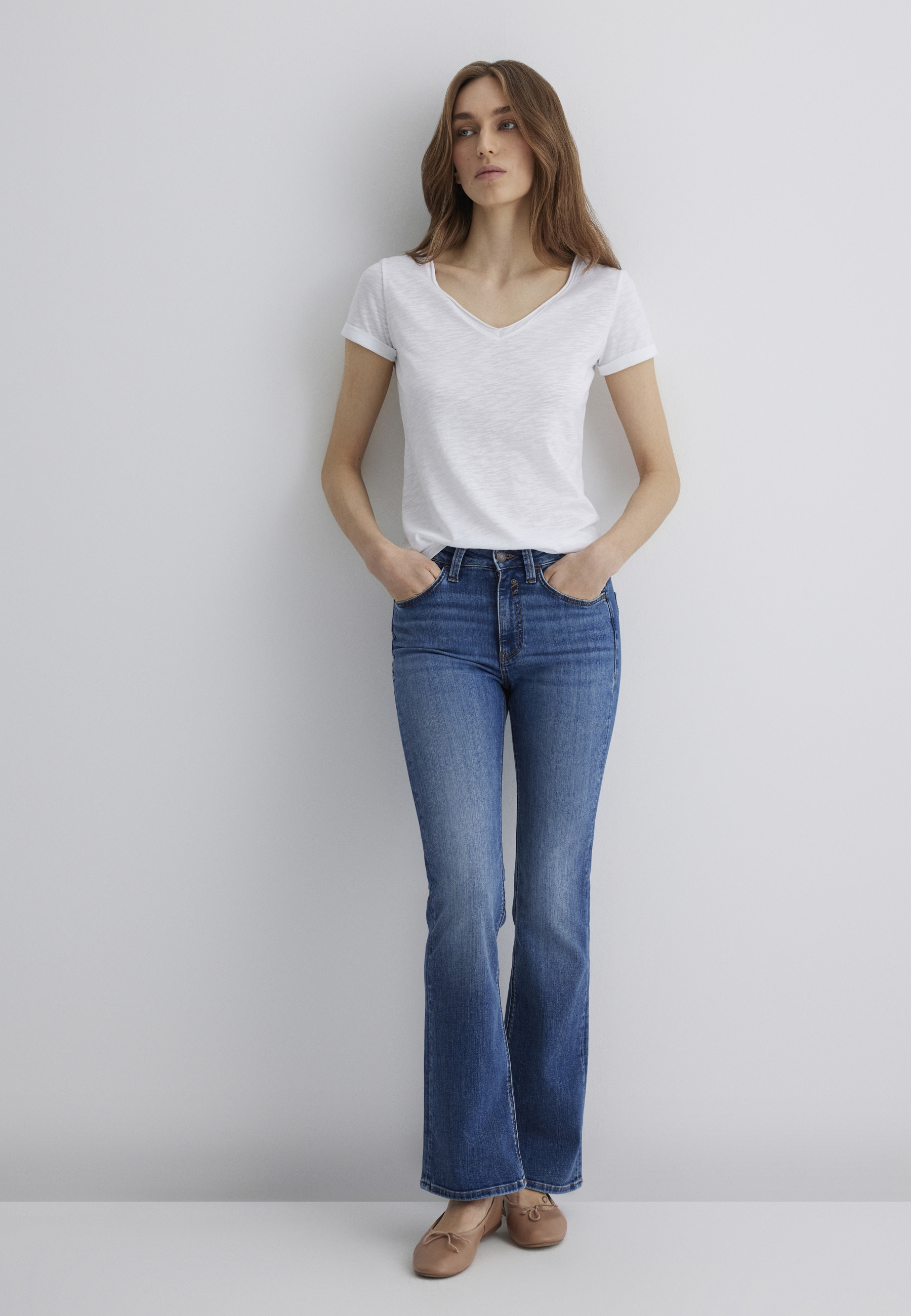 Mavi T-Shirt "BASIC V NECK TEE", T-Shirt Basic günstig online kaufen