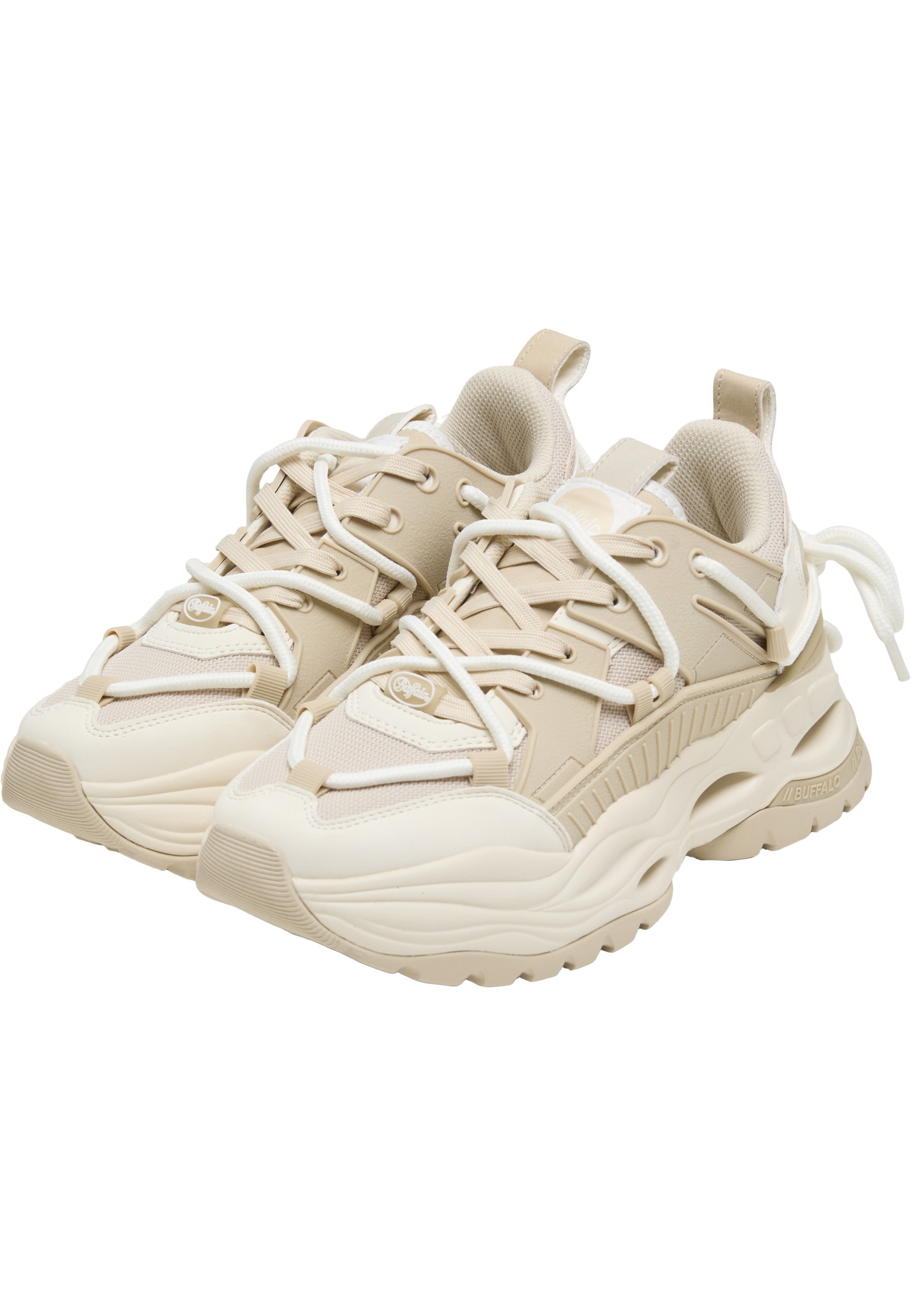 Buffalo Triplet Lace Sneaker Beige Size 36