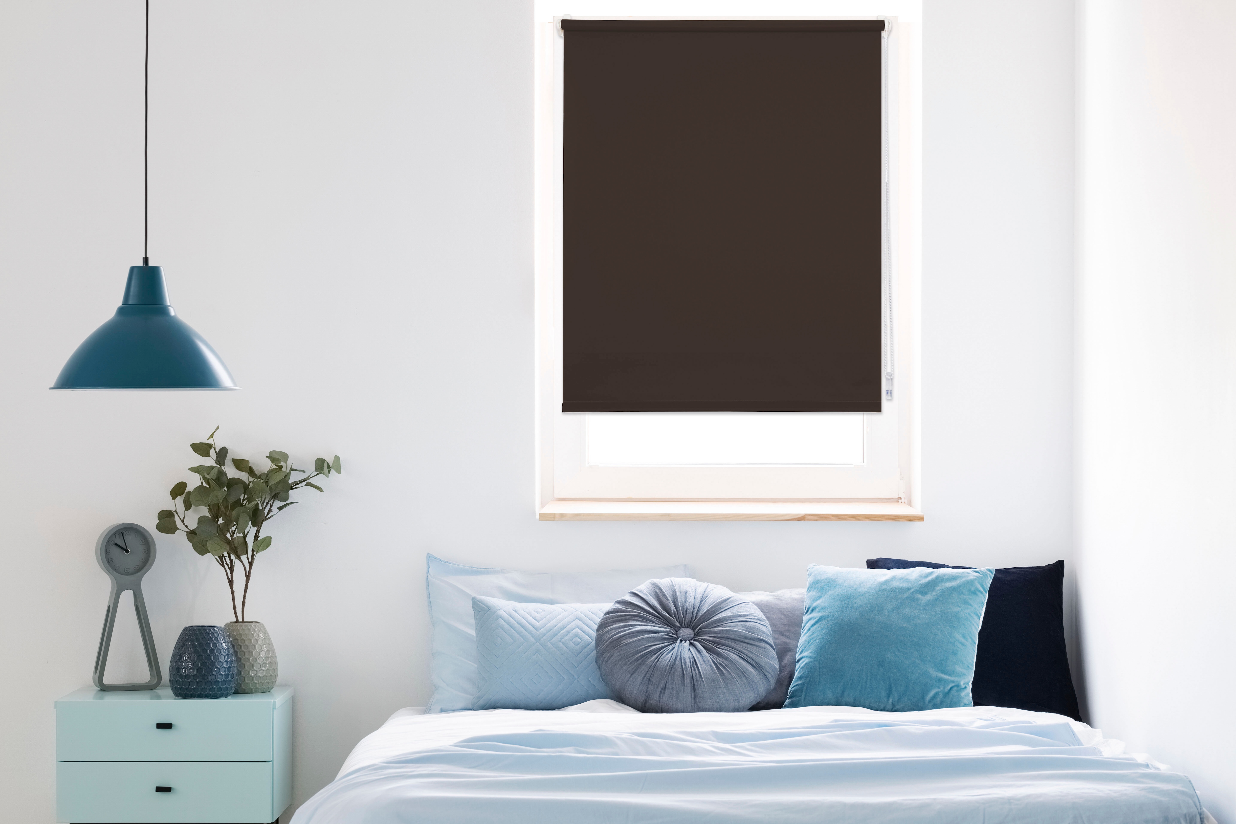 mydeco Seitenzugrollo "Win" Lichtschutz ohne Bohren freihängend bis Breite 120cm
