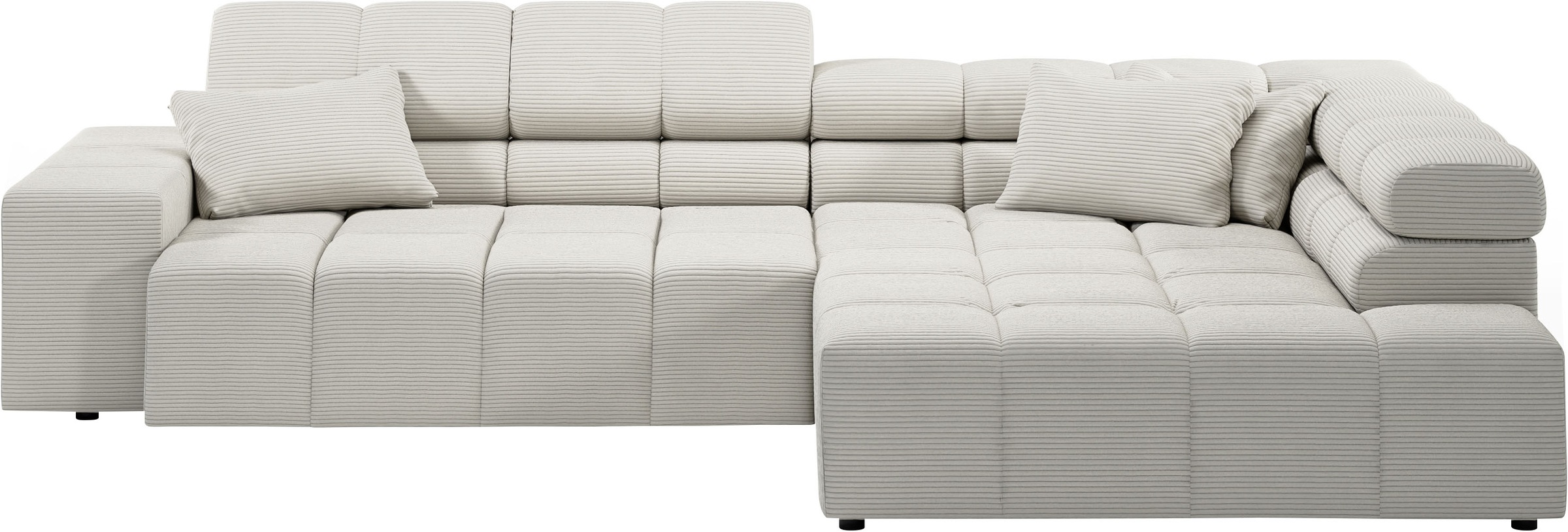 INOSIGN Ecksofa "Ancona incl. Kopfteilverstellung, Breite 319cm, L-Form", w günstig online kaufen