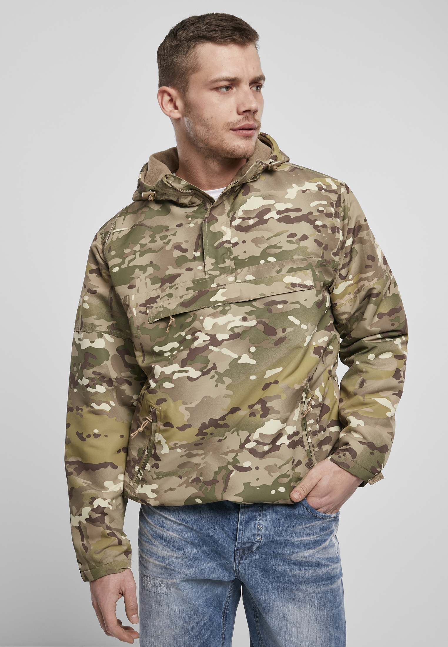 Brandit Anorak "Brandit Herren Fleece Pull Over Windbreaker" 1 Stk. tlg. mi günstig online kaufen