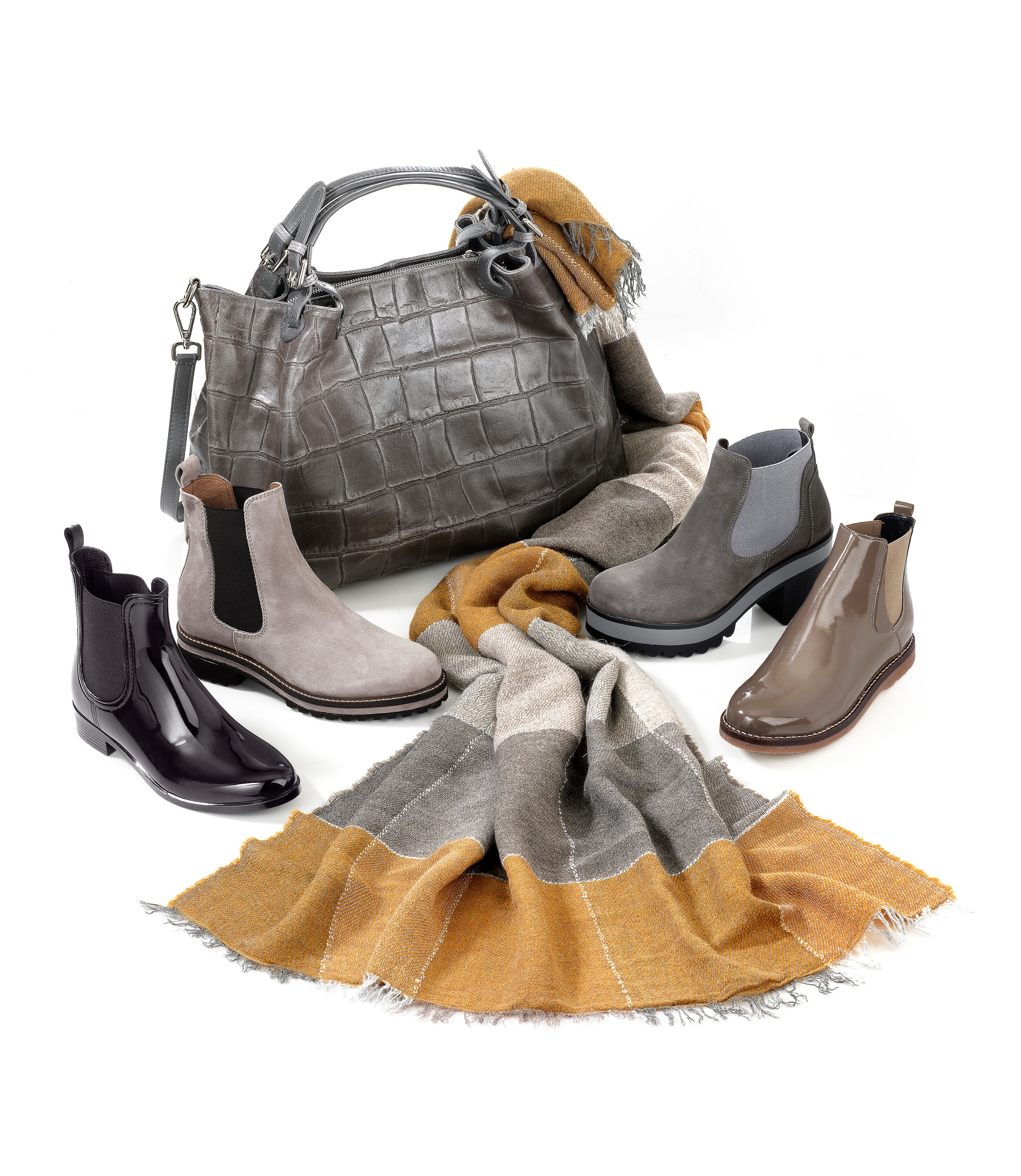 COLLEZIONE ALESSANDRO Wollschal »Karla«, Made in Italy, luxuriöse Wärme