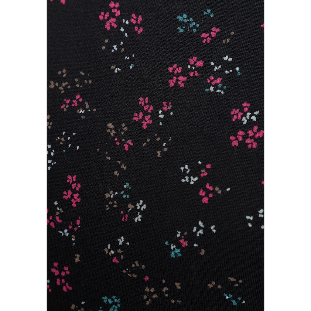 Ragwear Sweatkleid »MENITA O«, im Mille-Fleur All Over-Print