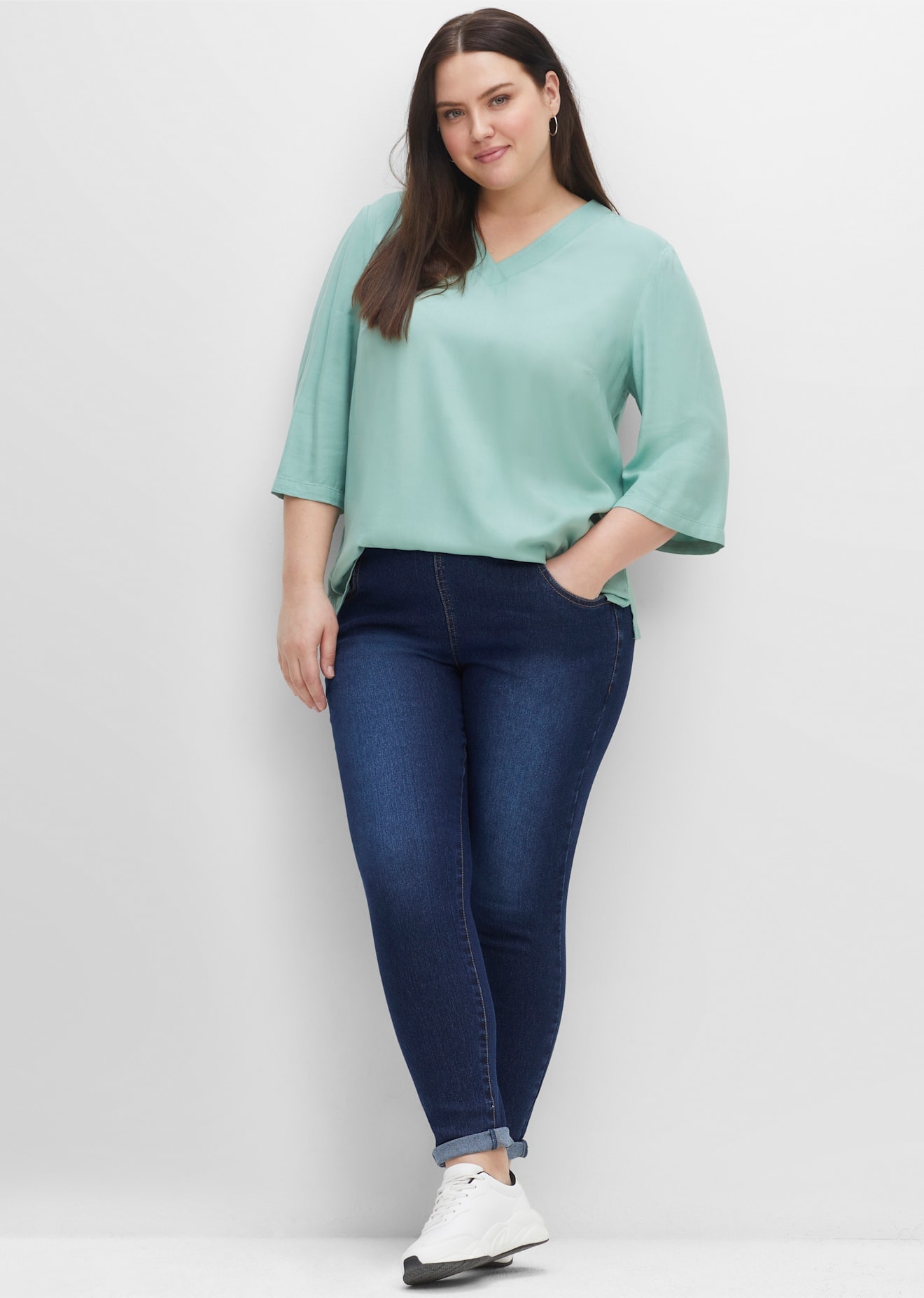 Sheego Jeansjeggings, (1 tlg.) günstig online kaufen