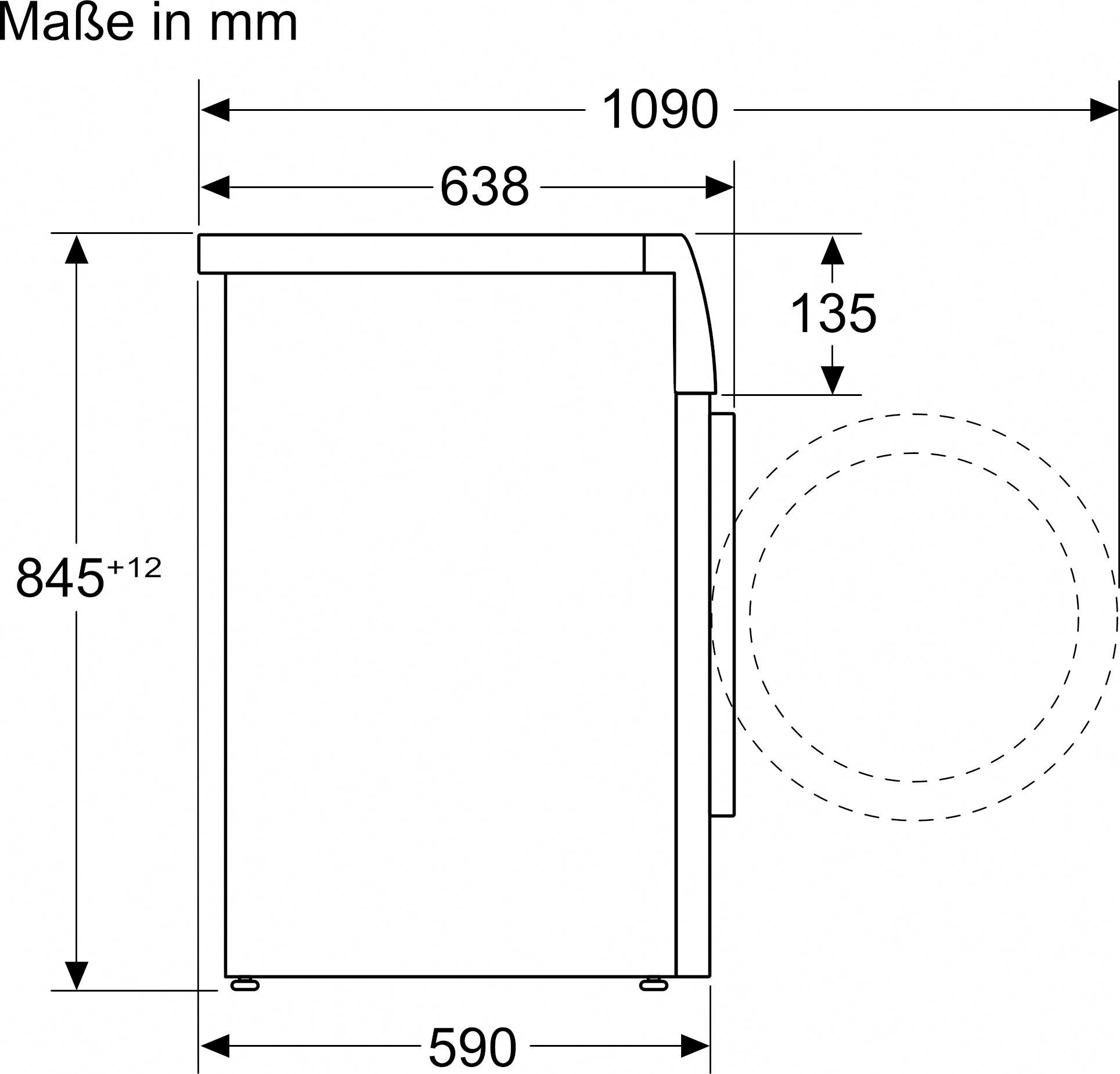 kg, | 9 U/min WG44B2070, BAUR Waschmaschine SIEMENS iQ700, 1400 »WG44B2070«,