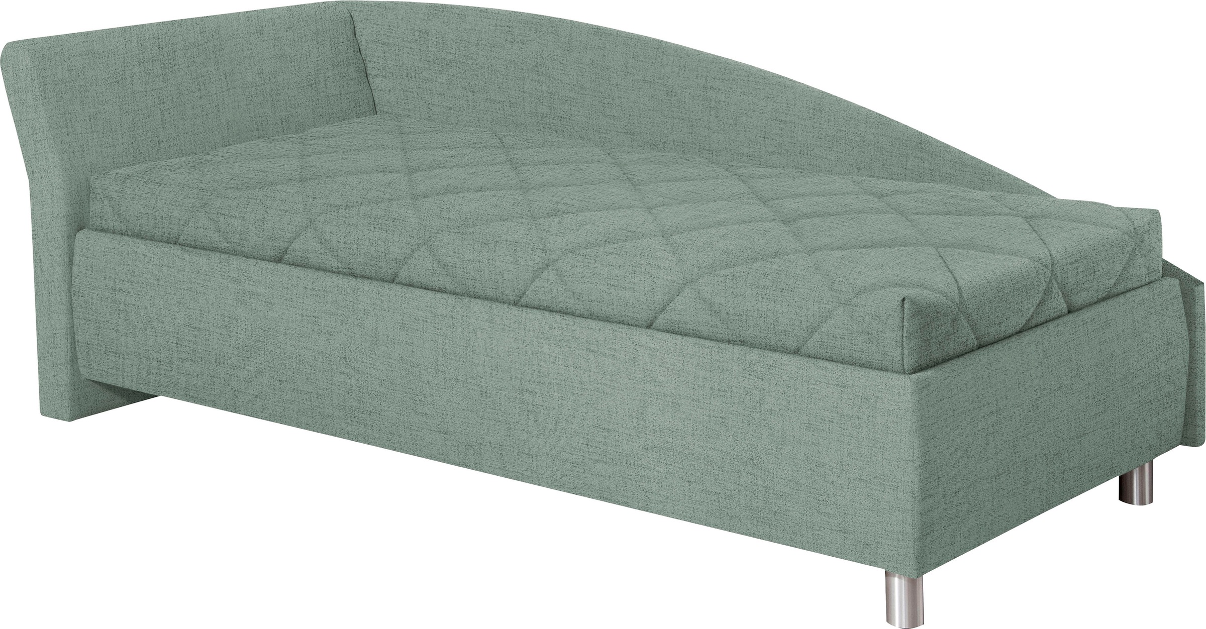 alina Schlafsofa »Lindsay«, Bettkasten, Zierkissen-Set aus: 2 Stk. 40x40cm, 1 Stk. 30x30cm