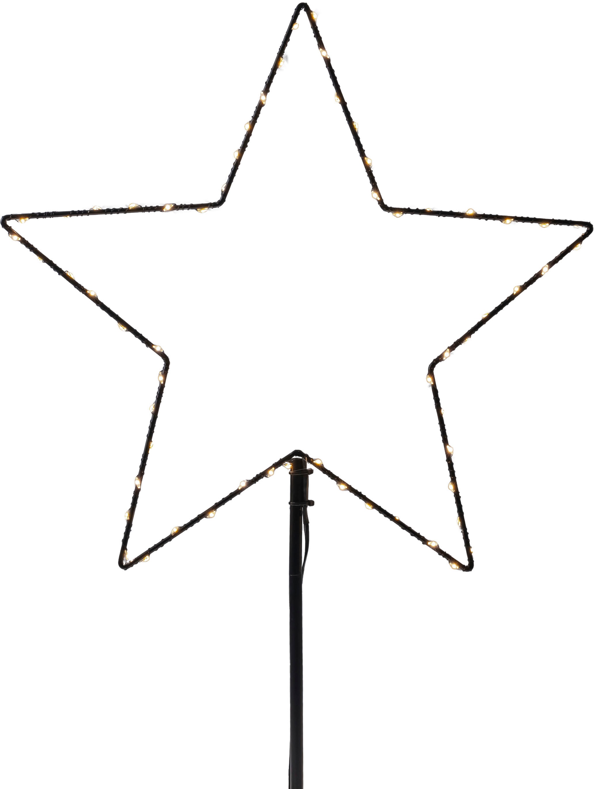 IC Winterworld LED Stern "Weihnachtsdeko, Metallstecker Stern, Höhe inkl. E günstig online kaufen