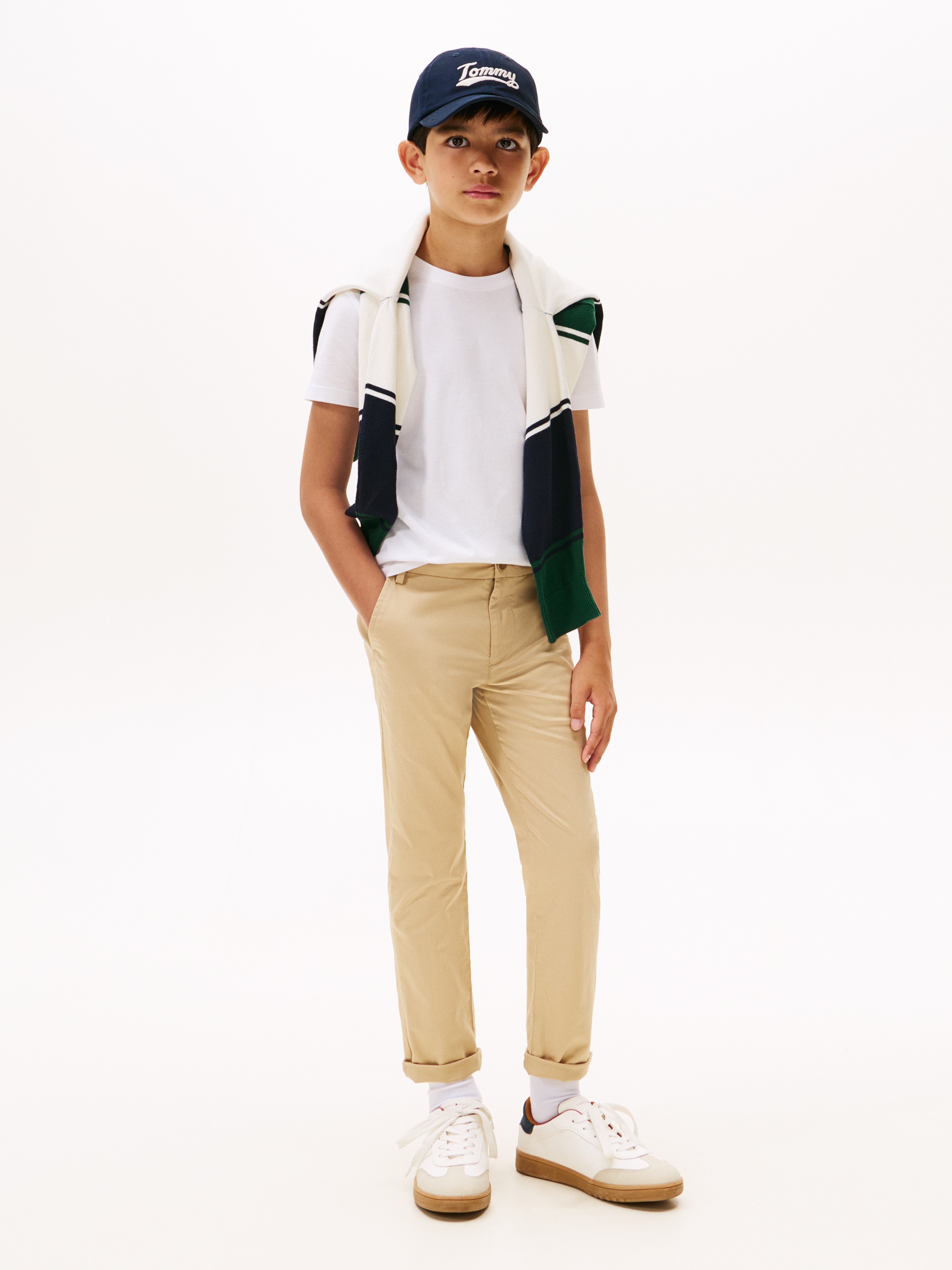 Thumbnail - Tommy Hilfiger "ESSENTIAL COTTON TEE S/S" mit Logostickerei