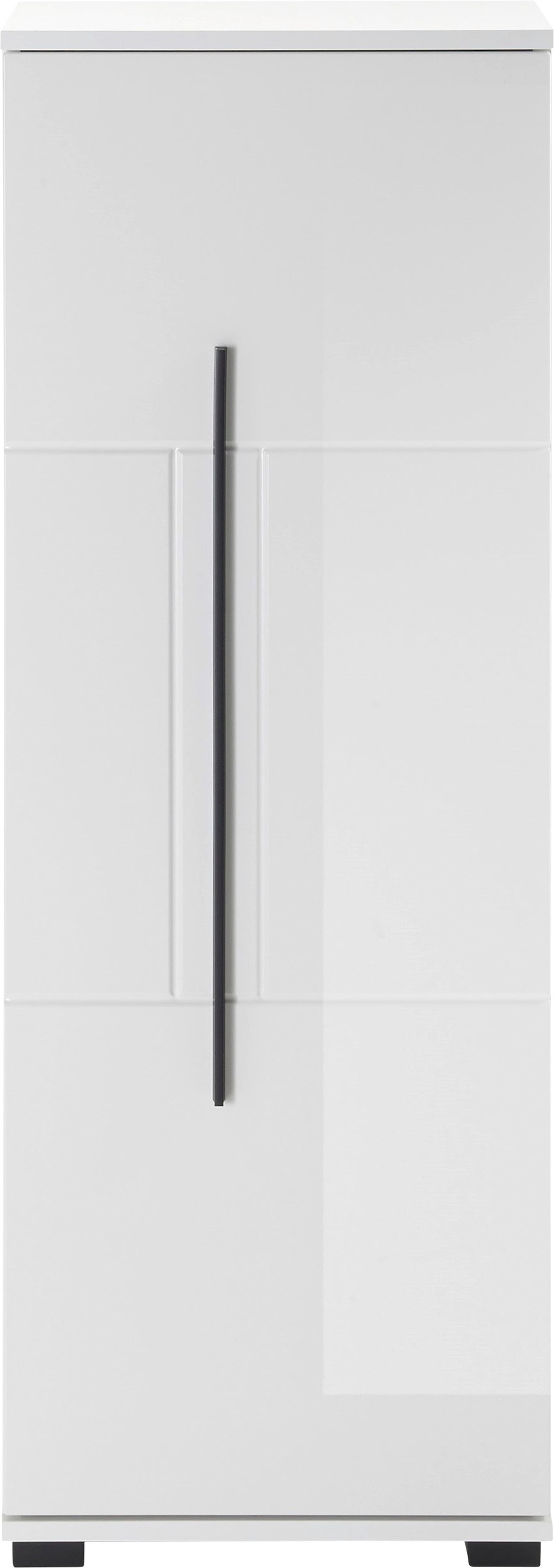 Home affaire Midischrank "Cantara, Badschrank in Hochglanz Weiß, Schrank im günstig online kaufen