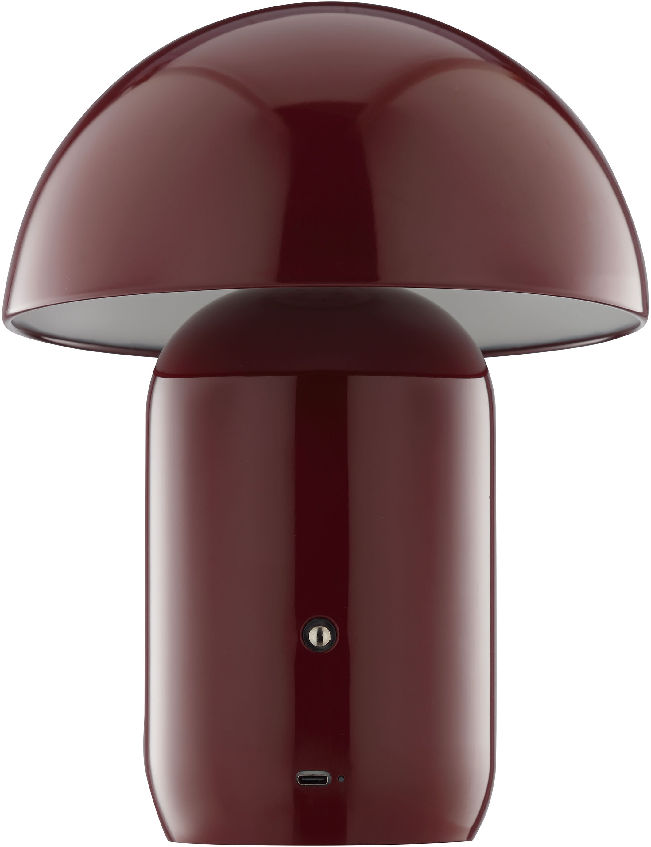 LeGer Home by Lena Gercke LED Tischleuchte »Galilea« LED-Modul 1 Stk. Warmweiß dimmbar, Ø 20 cm, Metall, Akku Tischlampe, Schalter mit Touchfunktion