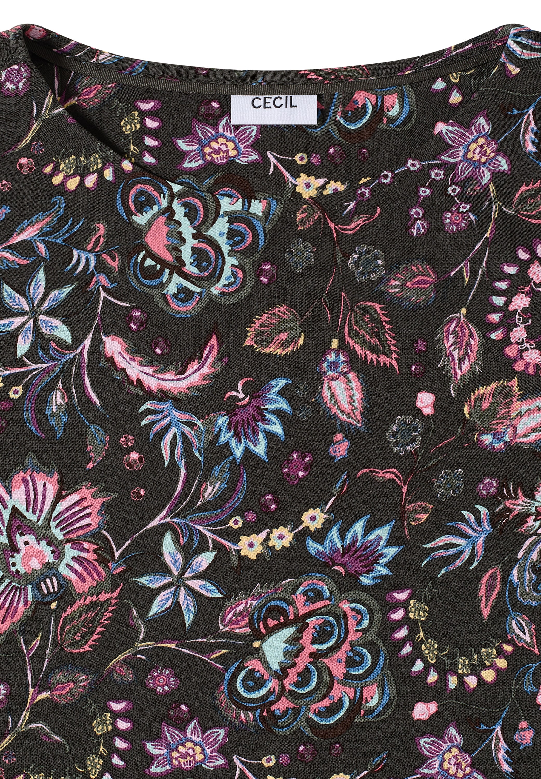 Cecil Langarmbluse aus softer Viskose