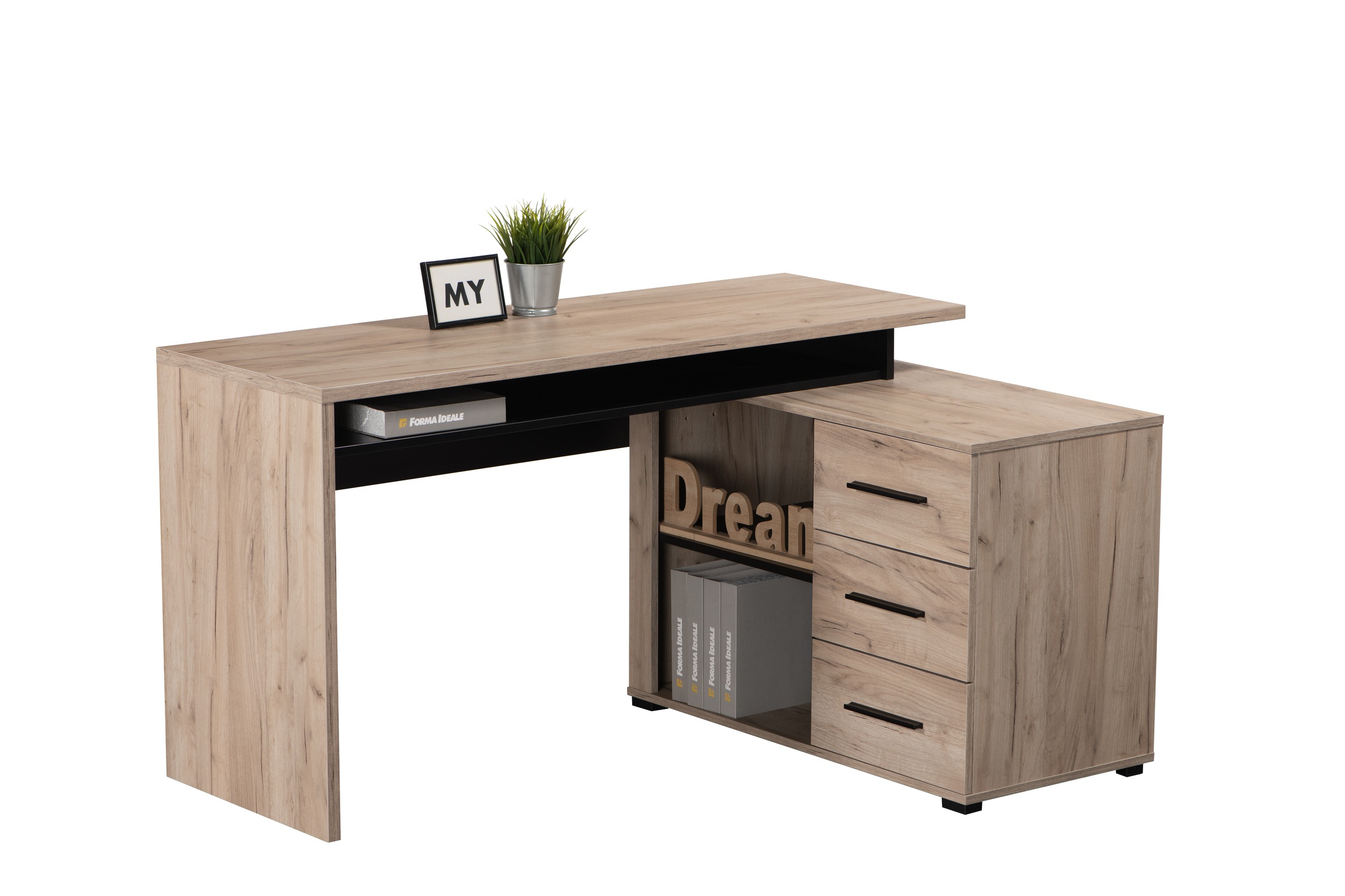 Home affaire Schreibtisch "Arhimed" zeitlos und praktisch, Home Office geeignet