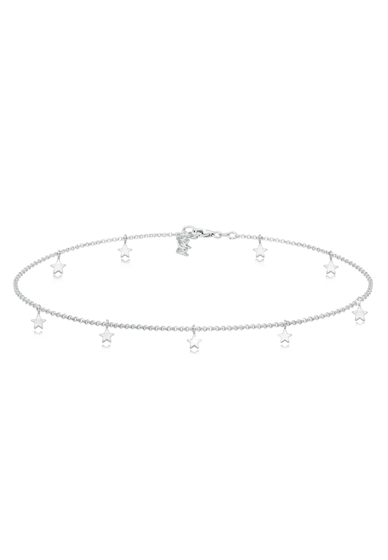 Collier »Choker Kette Sterne Astro Look Basic 925er Silber«