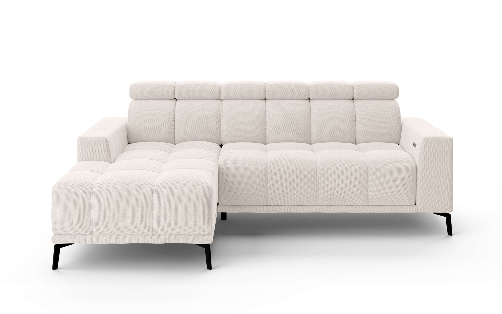 INOSIGN Ecksofa »CAZIE, Designsofa, L-Form, trendige Bubble-Optik,«, L-Form mit Wellenunterfederung, Recamiere rechts/links bestellbar