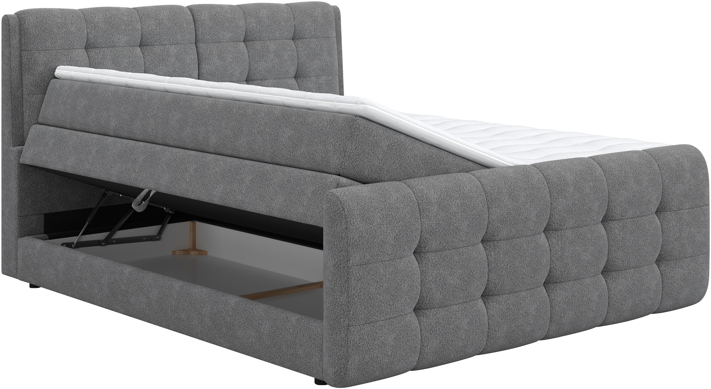 COTTA Boxspringbett »Fort mit Bettkasten, inkl. Topper«, erhältlich in verschiedenen Breiten (160cm, 180cm & 200cm)