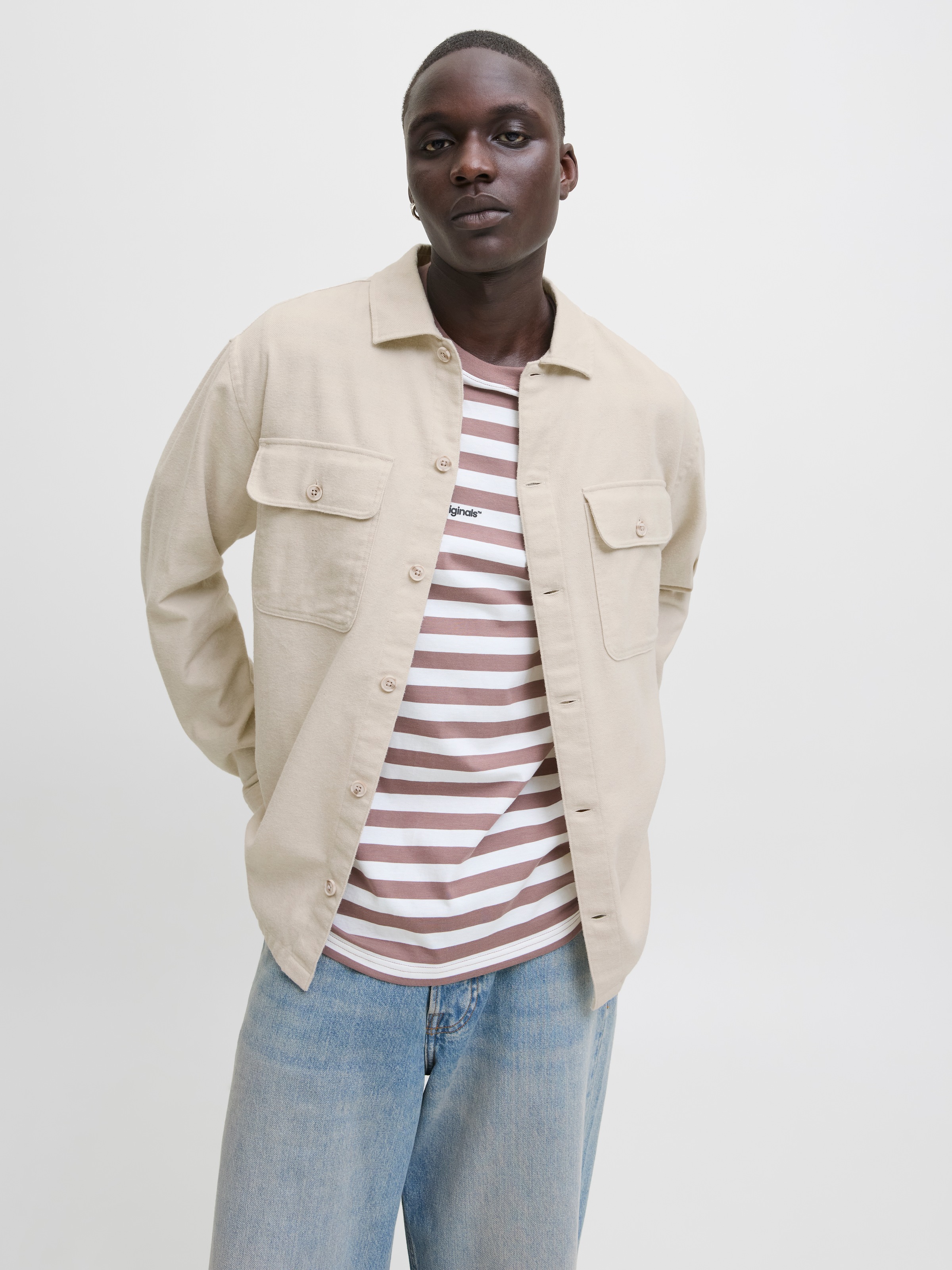 Jack & Jones Langarmhemd "JJECHARGE OVERSHIRT LS NOOS" günstig online kaufen