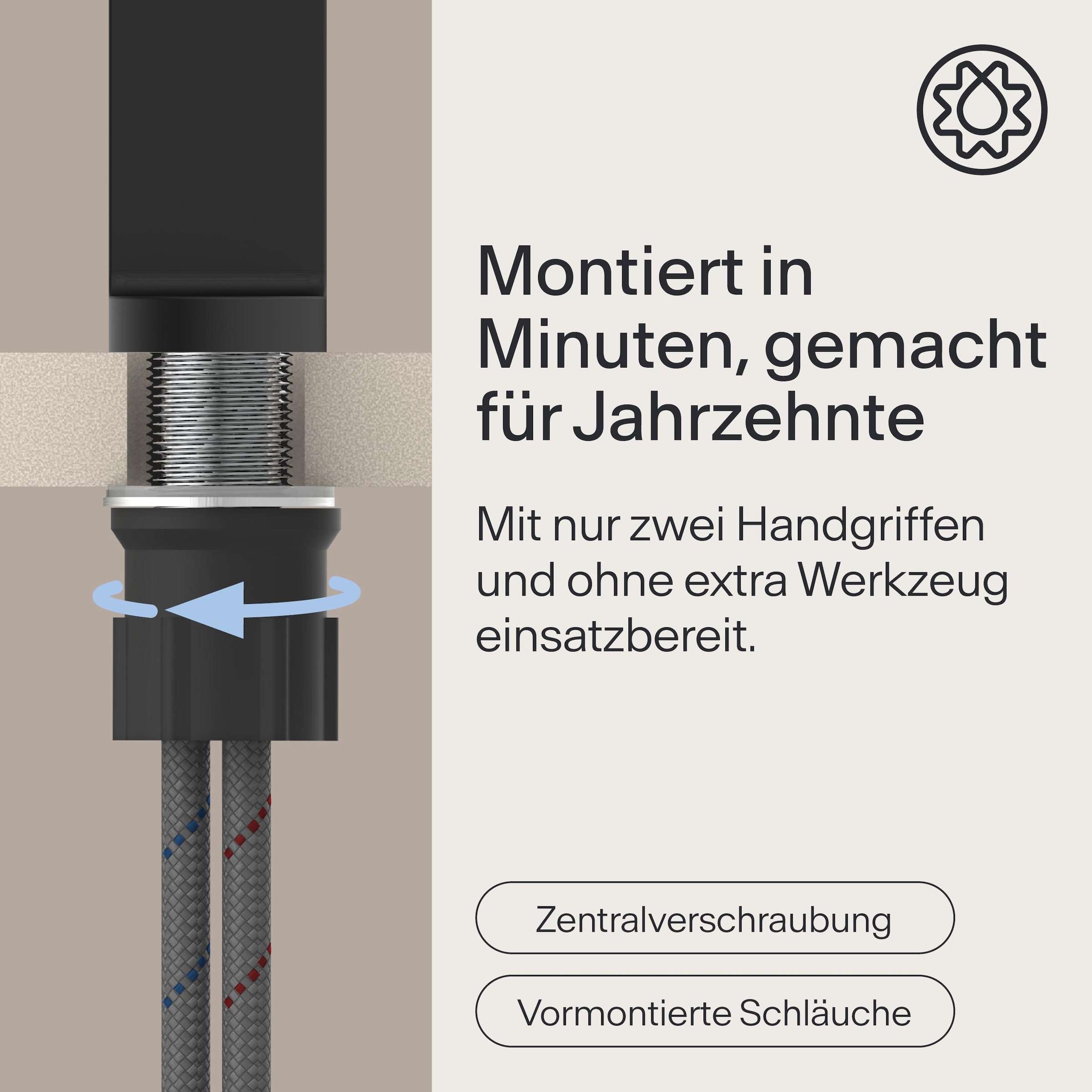 WASSERWERK Waschtischarmatur »WT 15«