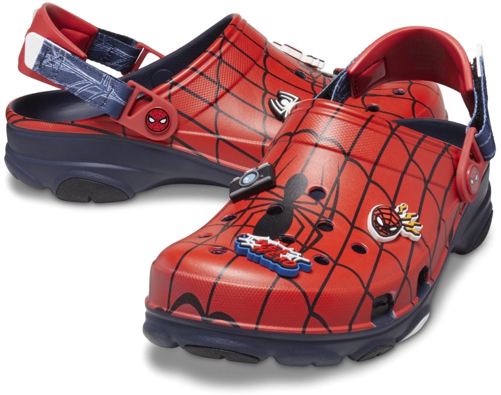 Crocs Clog »Spider Man All Terrain Clog K«, Sommerschuh, Sandale, Kinderschuh mit Spider-Man Motiv