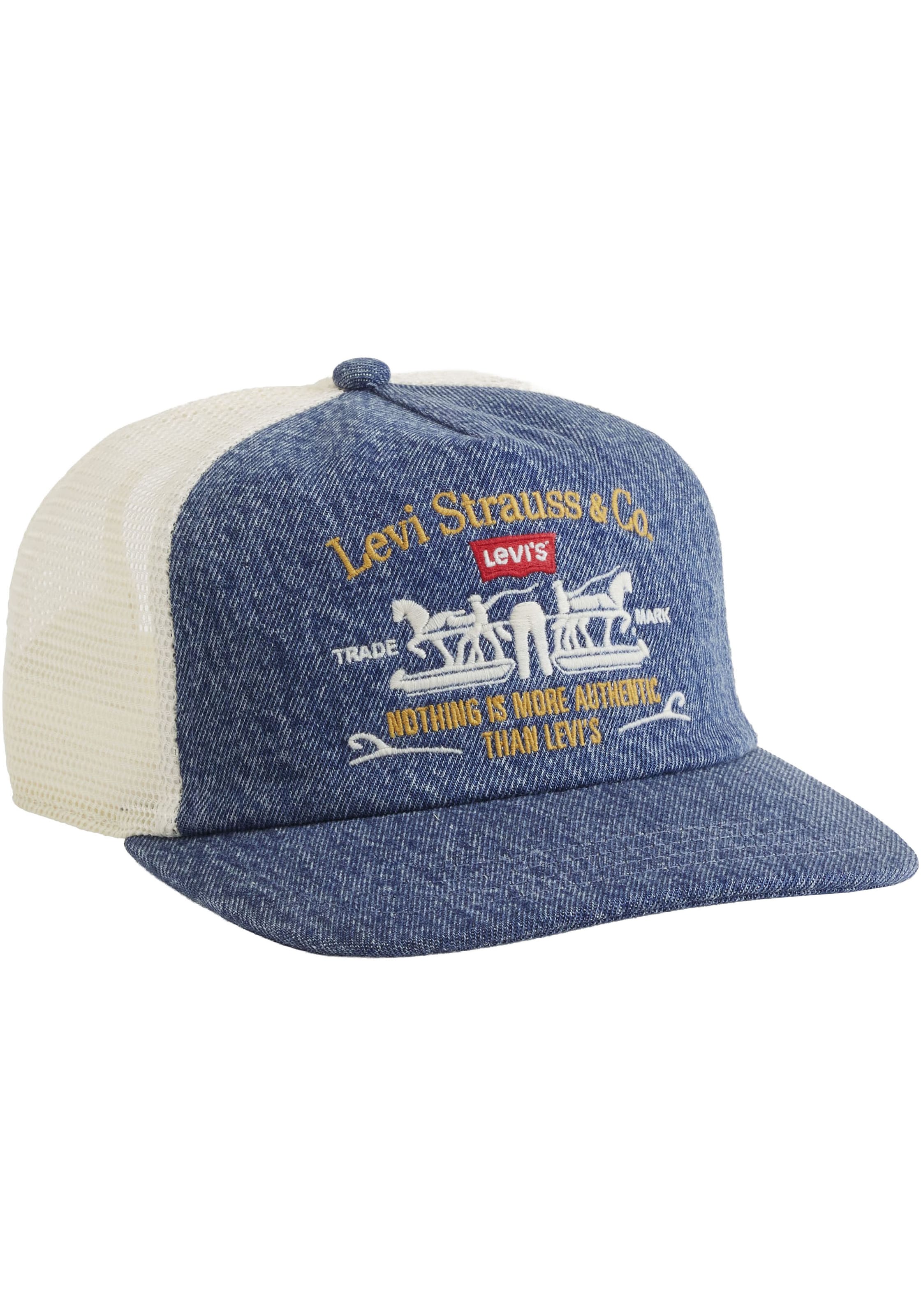 Levi's® Trucker Cap »SADDLEMAN TRUCKER« mit Netz und festem Schirm - verstellbar