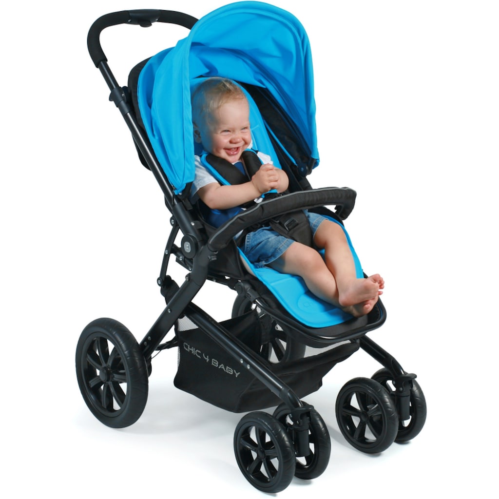 CHIC4BABY Kinder-Buggy »Pronto«, mit feststellbaren Doppelschwenk-Vorderrädern; Kinderwagen, Buggy, Sportwagen, Sportbuggy, Kinderbuggy, Sport-Kinderwagen