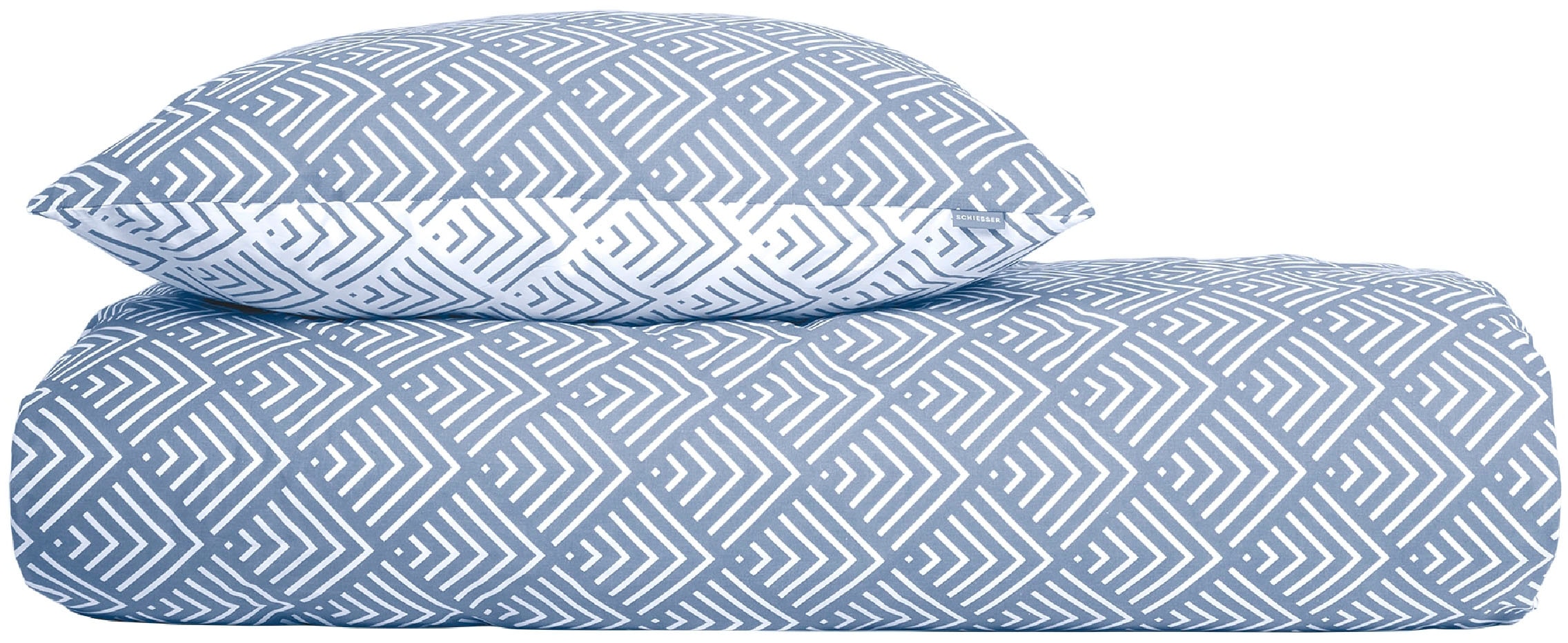 Schiesser Bettwäsche »Mabel aus weicher Baumwolle mit abstraktem Muster«, MADE IN GREEN by OEKO-TEX®