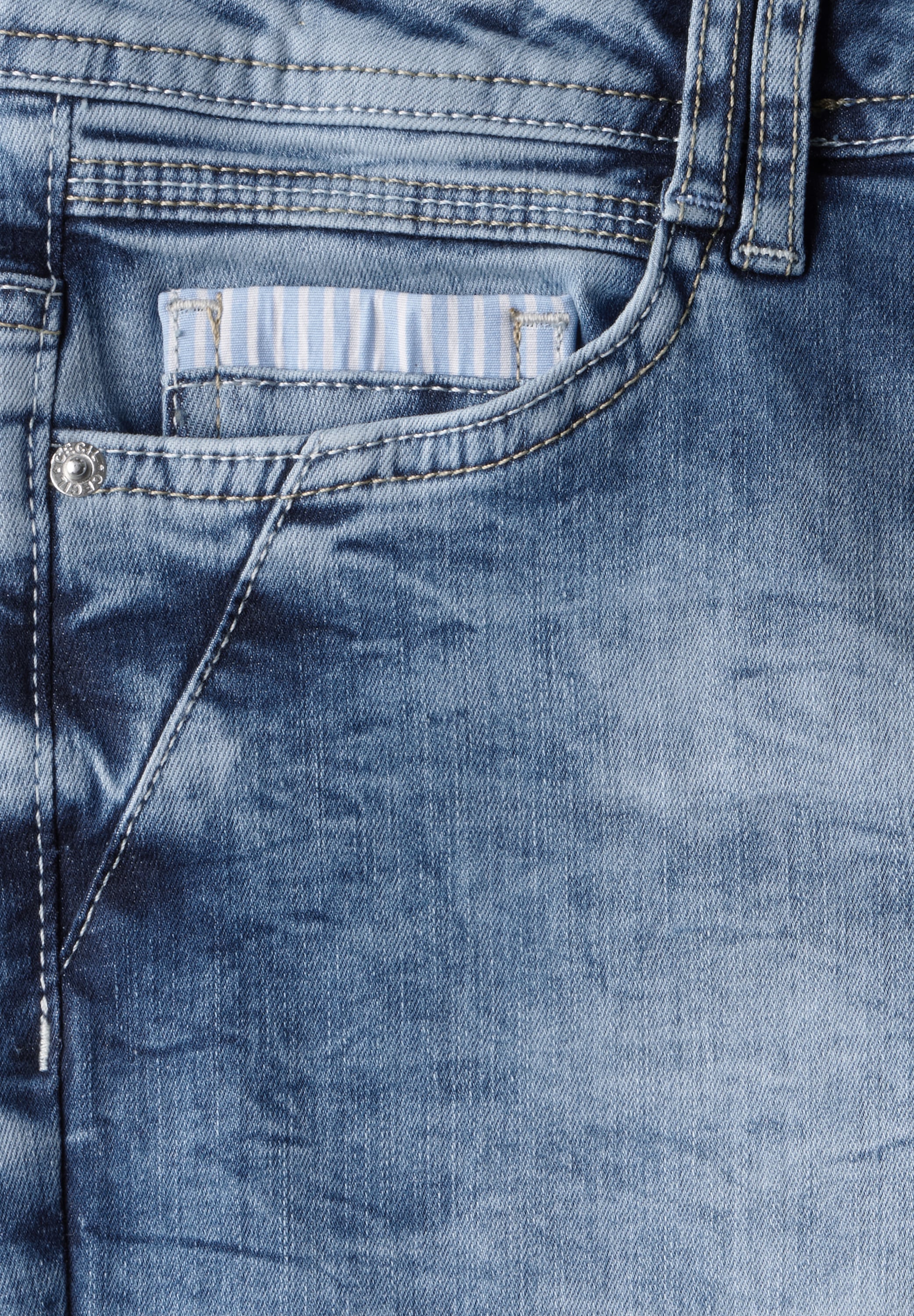 Cecil Comfort-fit-Jeans, aus Baumwolle mit Stretchanteil