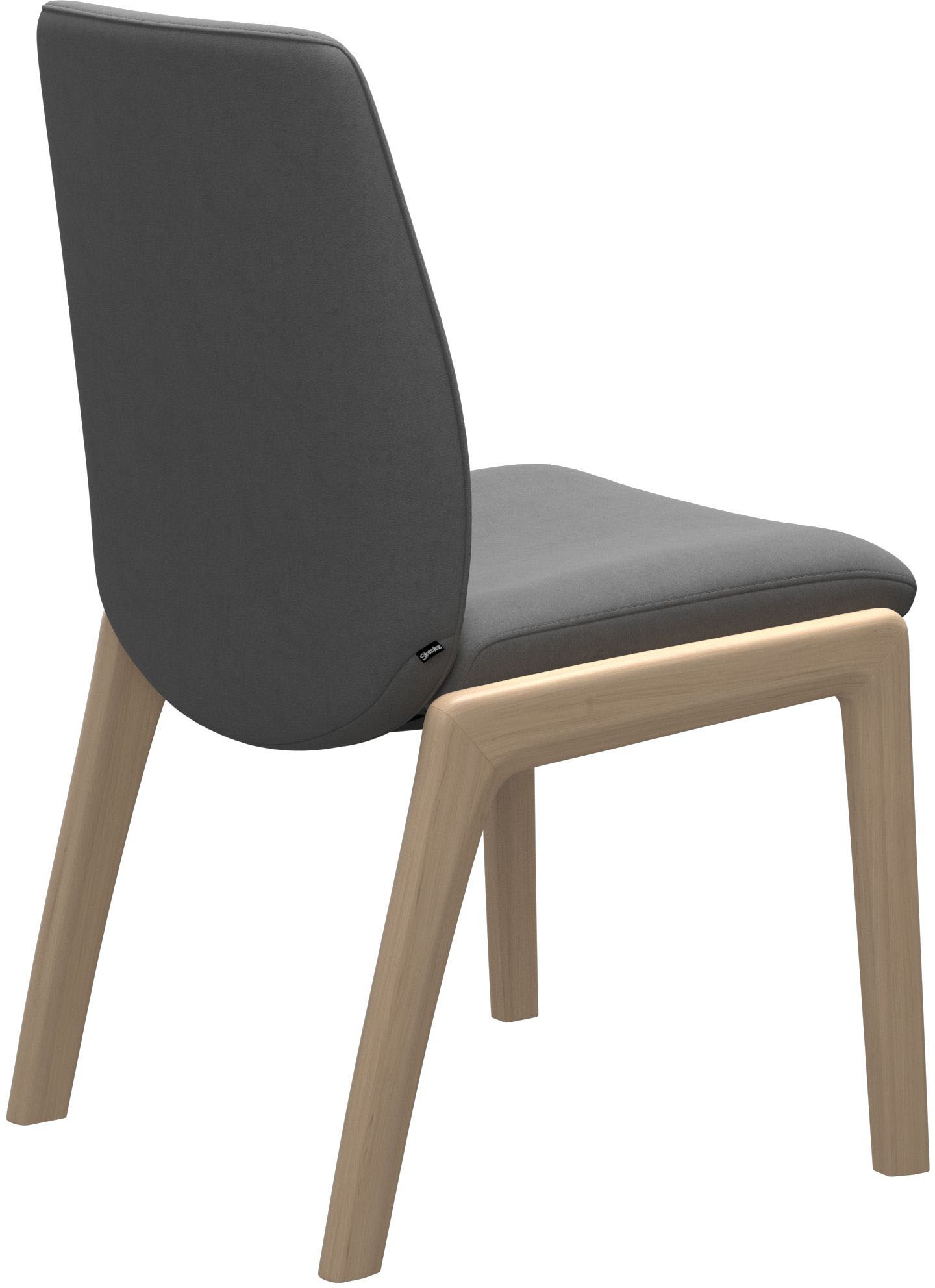 Stressless® Polsterstuhl »Laurel«, Microfaser DINAMICA, Low Back, Größe L, mit abgerundeten Beinen in Eiche natur