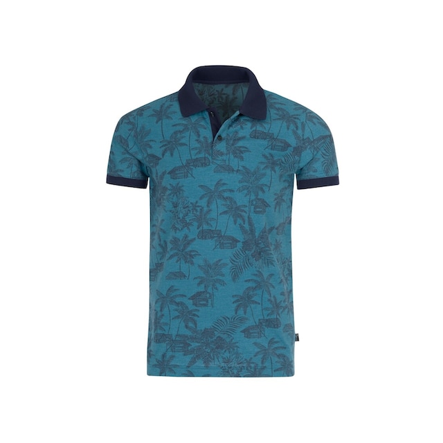 Trigema Poloshirt »TRIGEMA Poloshirt mit sommerlichem Palmen-Motiv« ▷  bestellen | BAUR