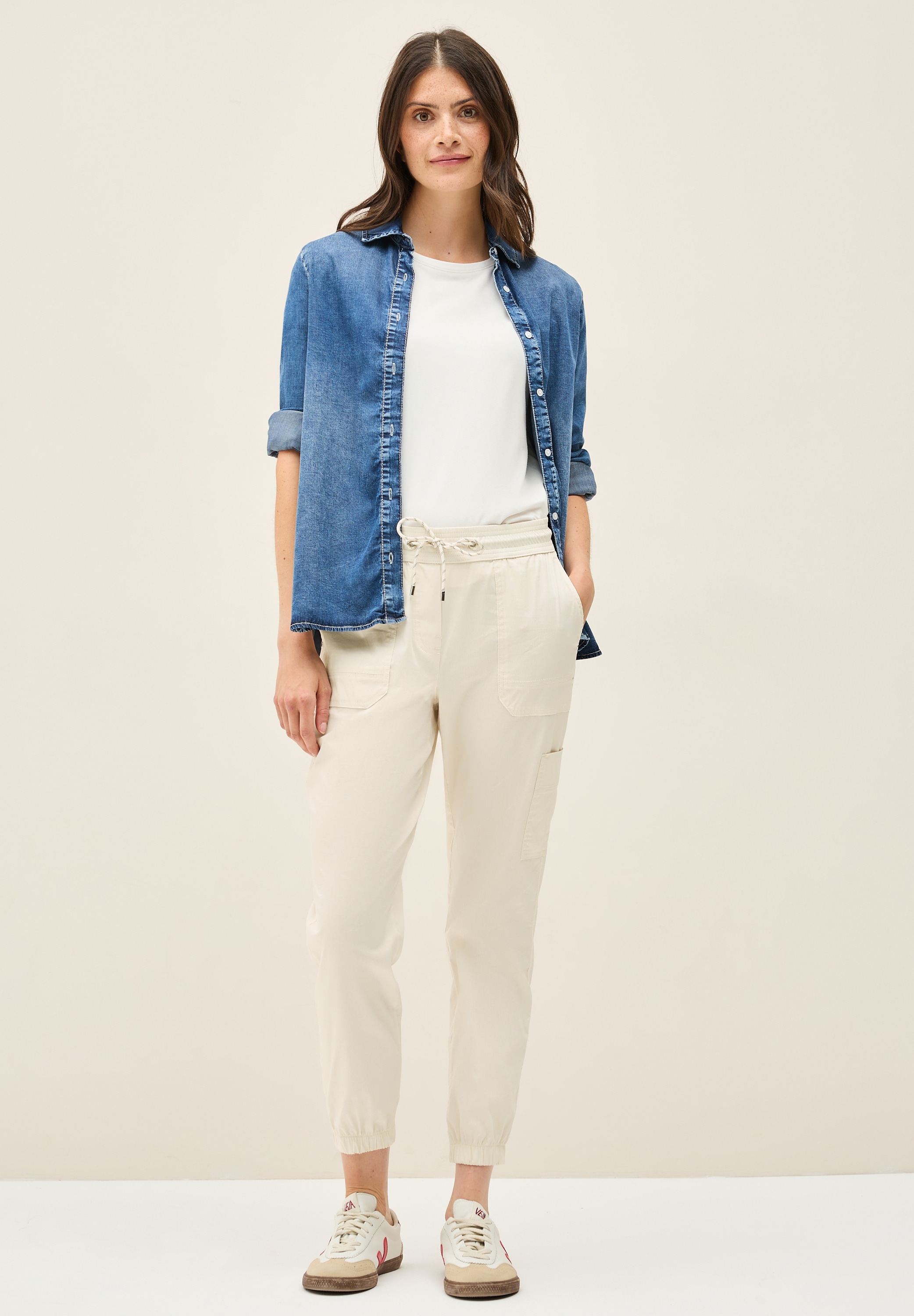 Cecil Jogger Pants, Middle Waist
