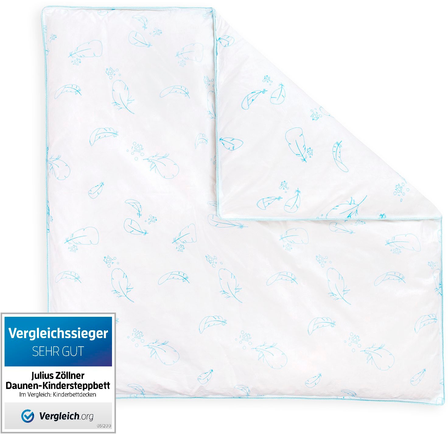 Julius Zöllner Daunenbettdecke "Daunen-Ganzjahressteppbett" warm Füllung 90 günstig online kaufen