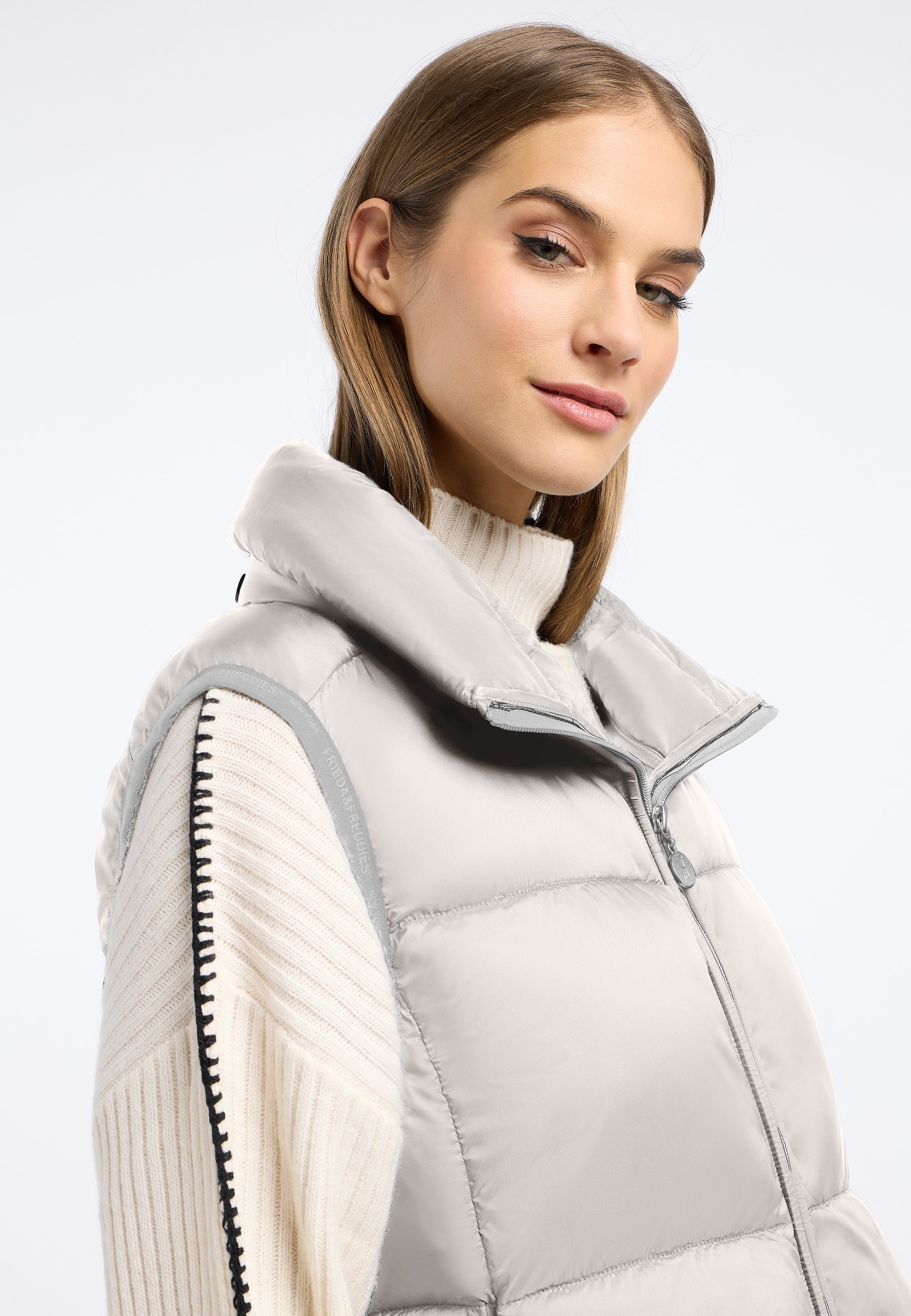 Frieda & Freddies Steppweste »Fake Down Vest / New Cisme«