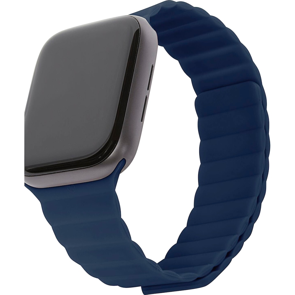 DECODED Smartwatch-Armband »Silicone Magnet Traction Strap LITE 38/40/41mm«, (1 tlg.)