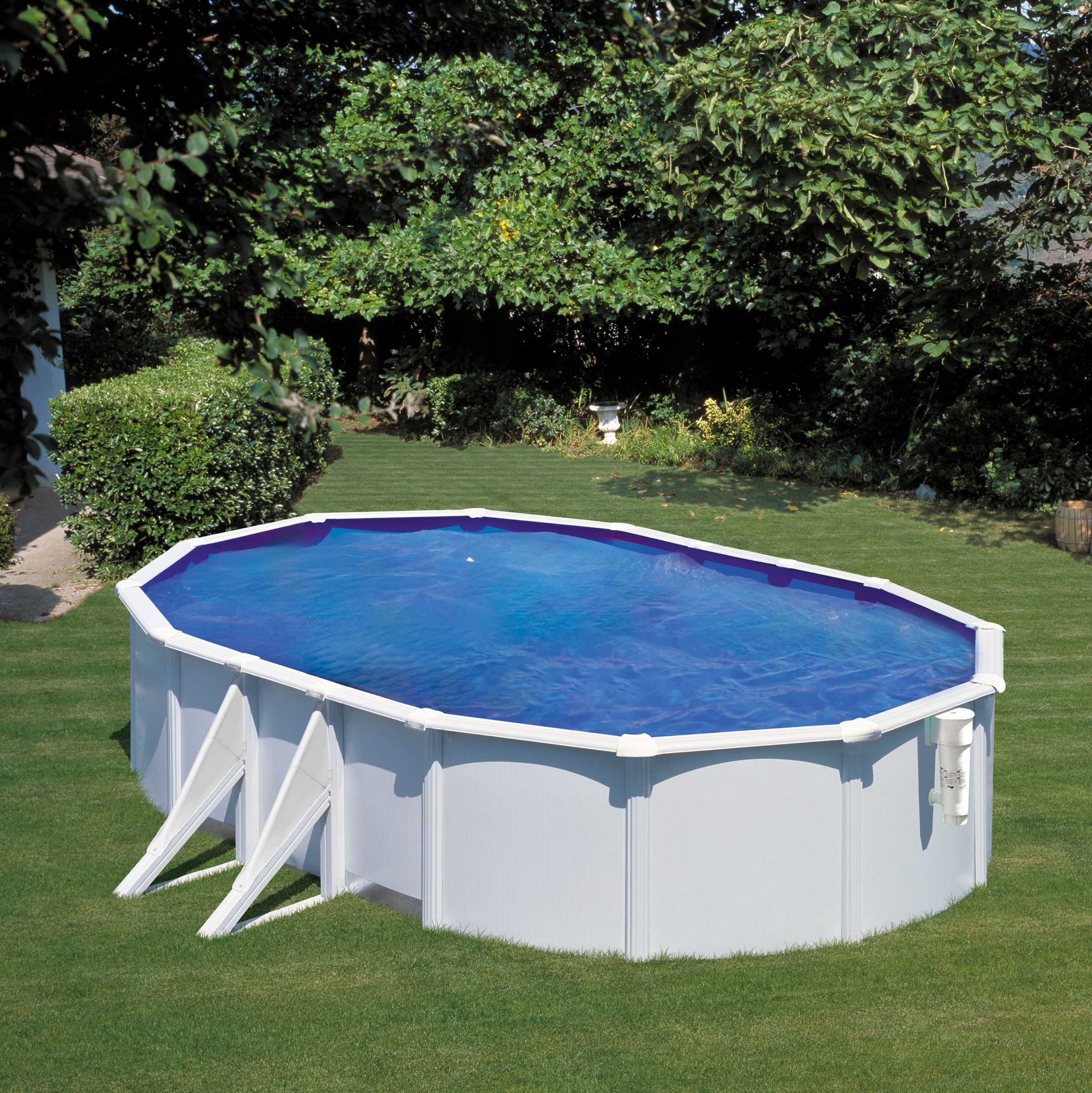 Gre Ovalpool "BORA BORA inkl. Stützen und Sicherheitsleiter" Höhe: 120 cm, günstig online kaufen