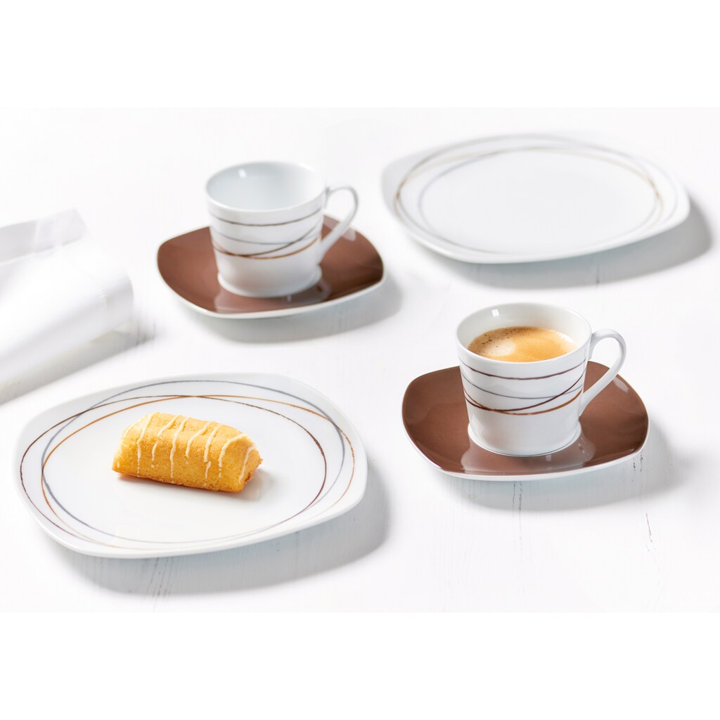 Ritzenhoff & Breker Kaffeeservice »Geschirr-Set, Service Alina Circle«, (Set, 18 tlg.)