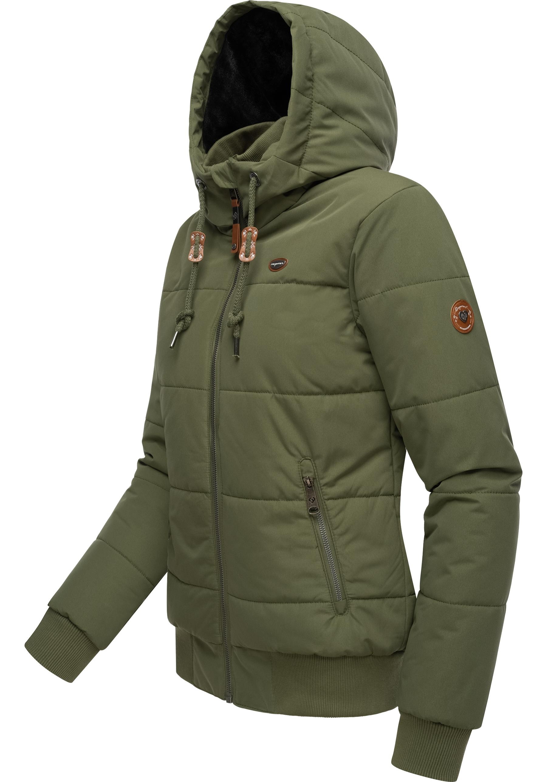 Ragwear Steppjacke "Nuggys Solid" mitKapuze stylische und taillierte Winter günstig online kaufen