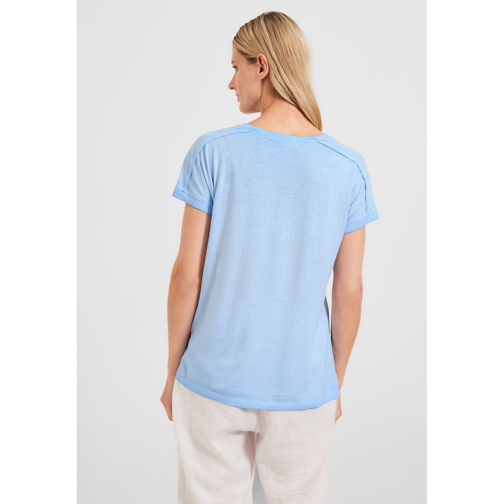 Cecil Print-Shirt, aus softem Materialmix
