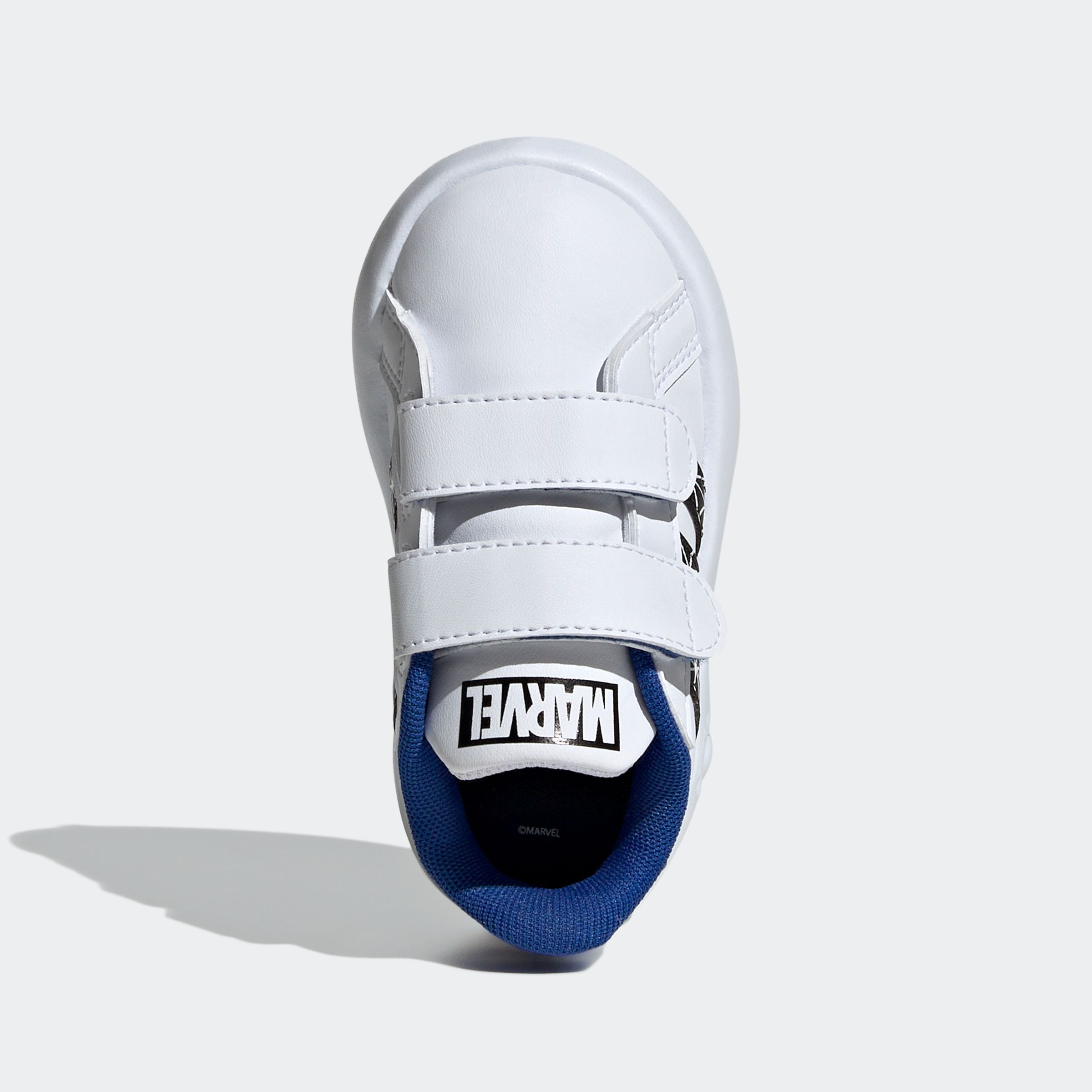 adidas Sportswear Klettschuh »ADIDAS MARVEL SPIDER-MAN KIDS GRAND COURT SCHUH«, Design auf den Spuren des adidas Superstar, für Kinder
