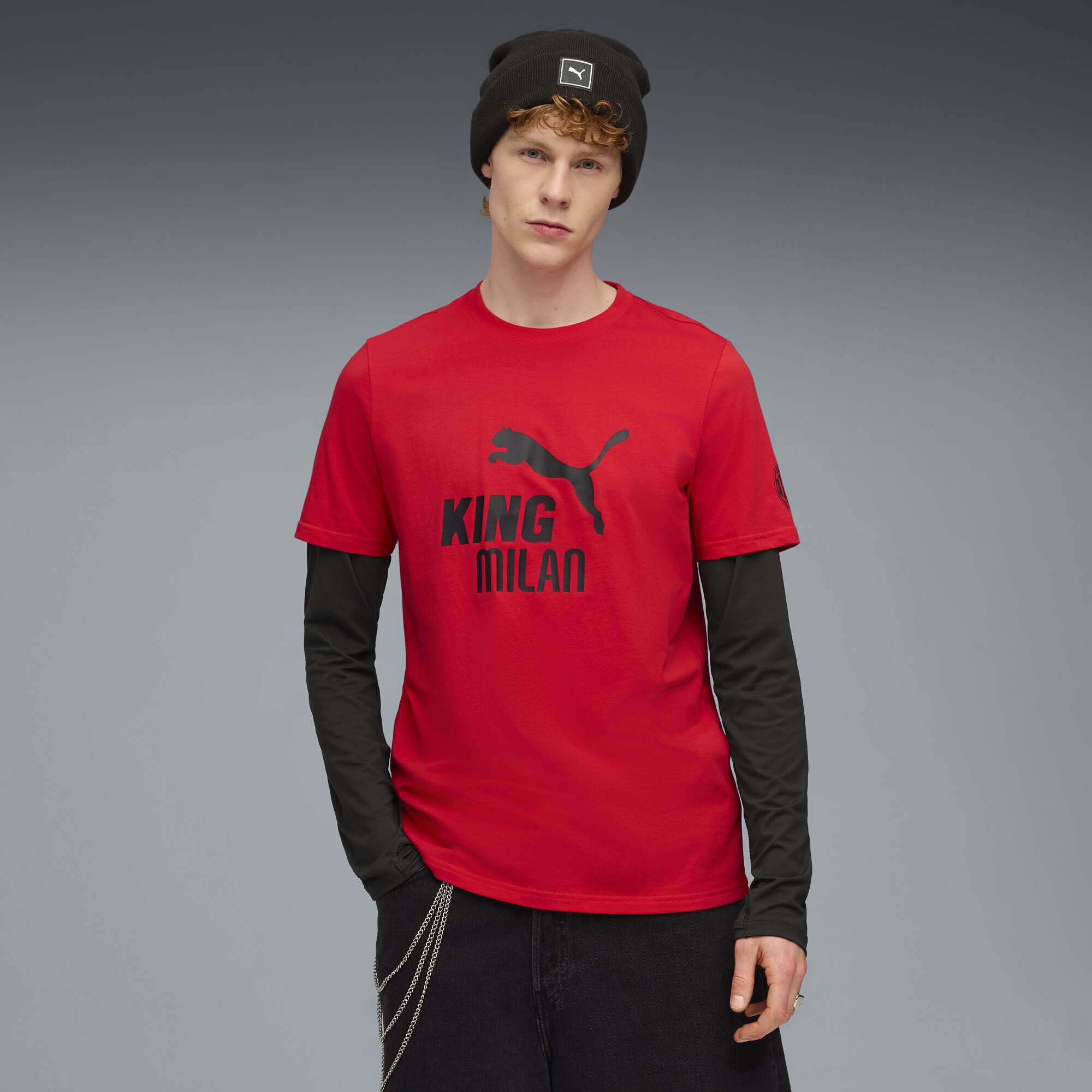 PUMA T-Shirt »AC Milan KING Logo T-Shirt Herren«