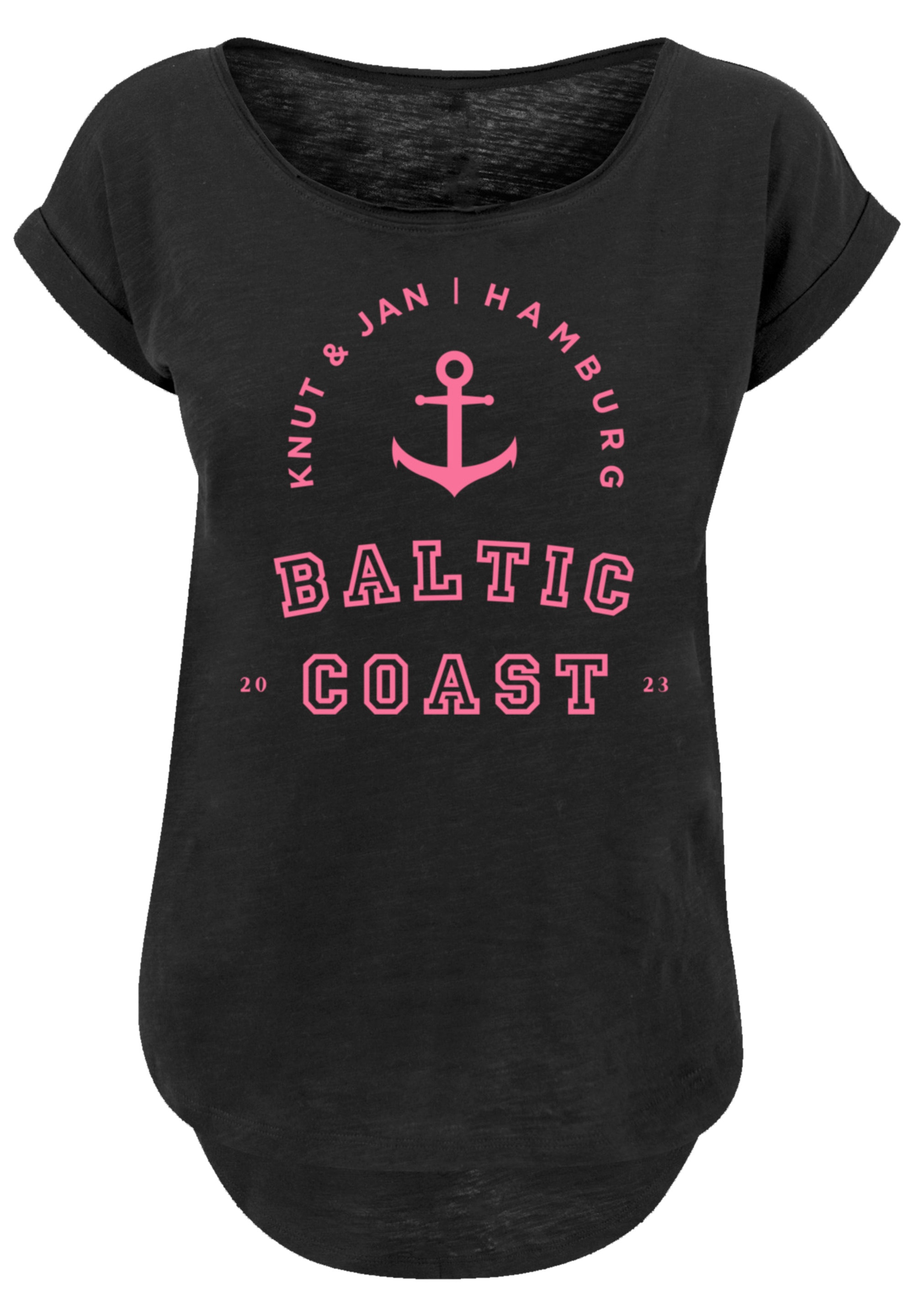 F4NT4STIC T-Shirt »Baltic Coast Ostsee Knut & Jan Hamburg Farbe«, Print