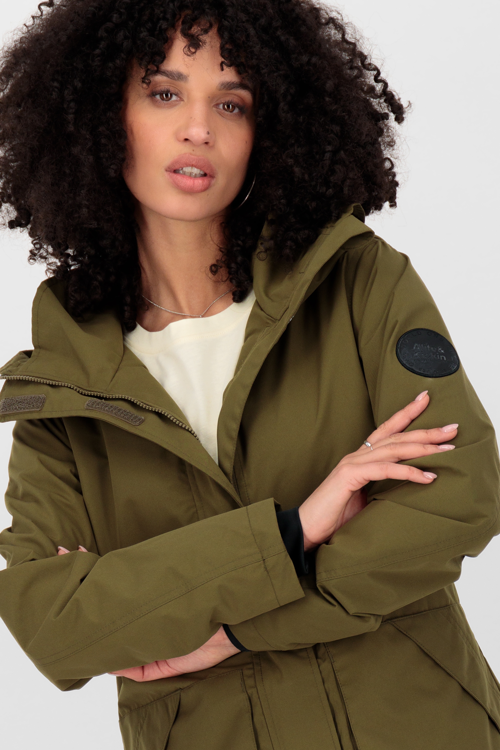 Alife & Kickin Sommerjacke »ArlettaAK A Parka Damen Übergangsjacke, Jacke«