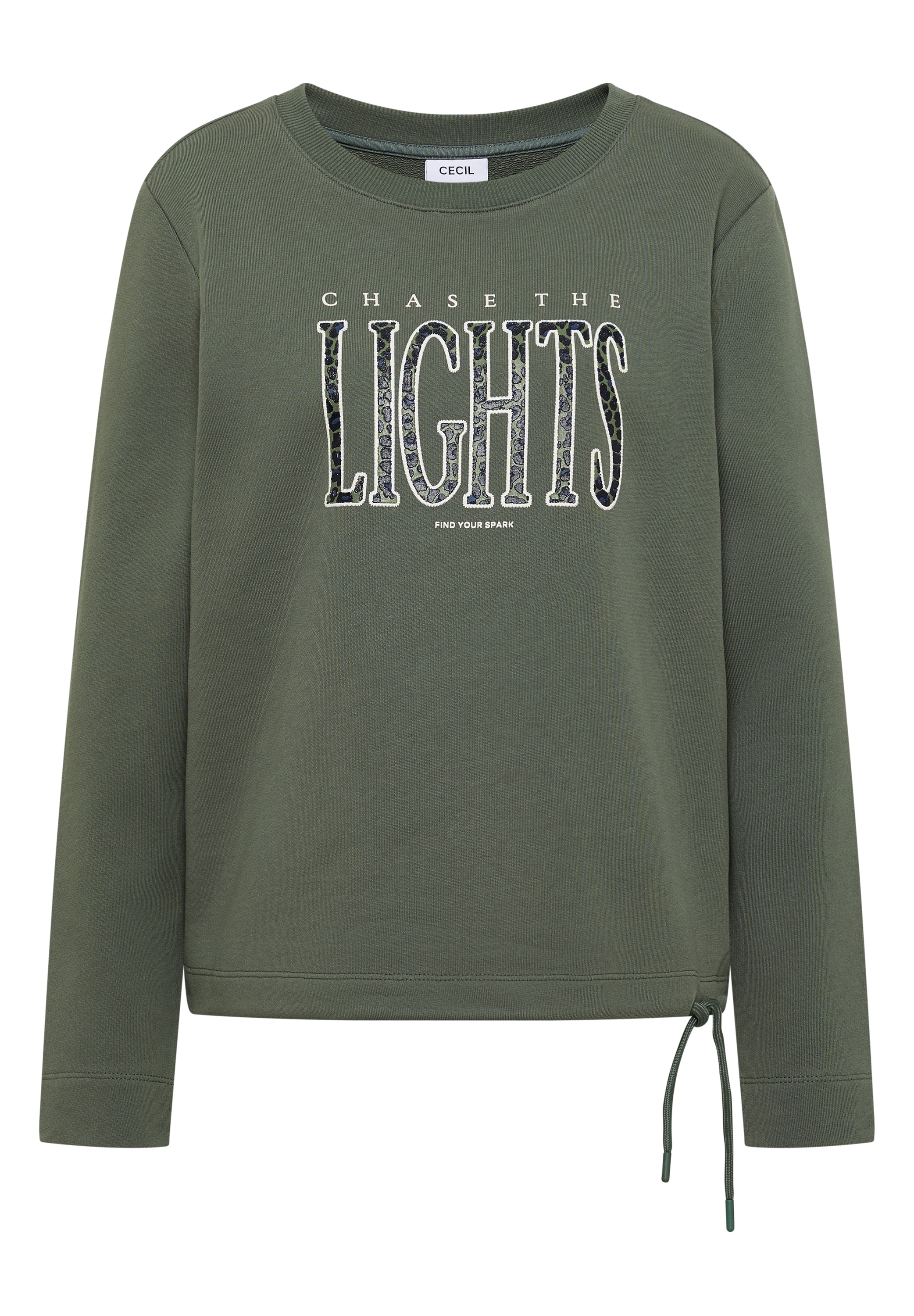 Cecil Sweatshirt , mit Tunnelzug am Saum

