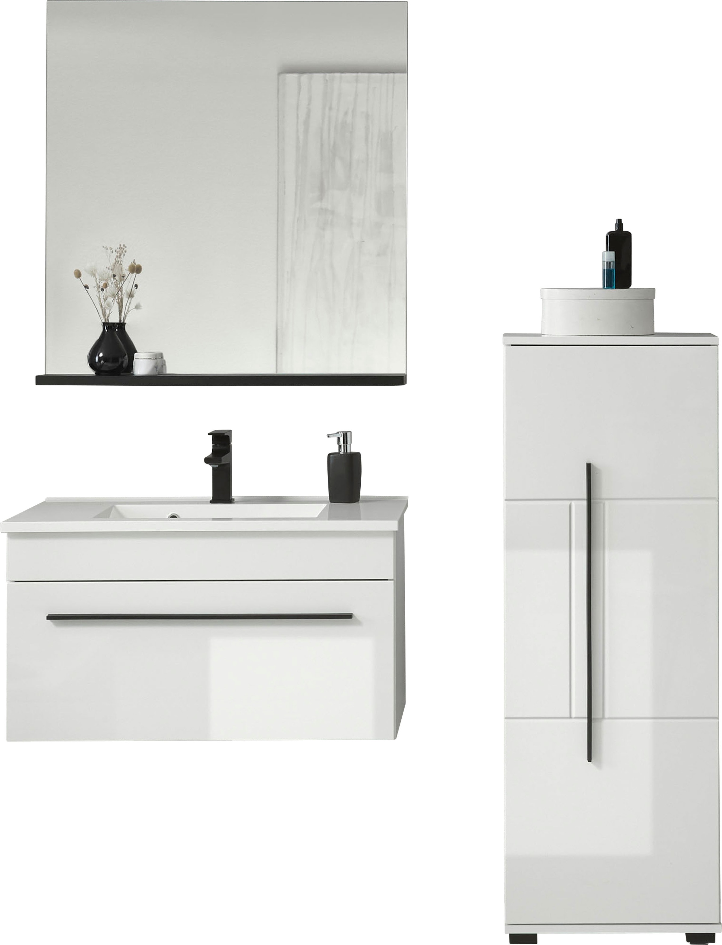 INOSIGN Badmöbel-Set "Cantara, Bad im modernen Design, 3-teiliges Badezimme günstig online kaufen