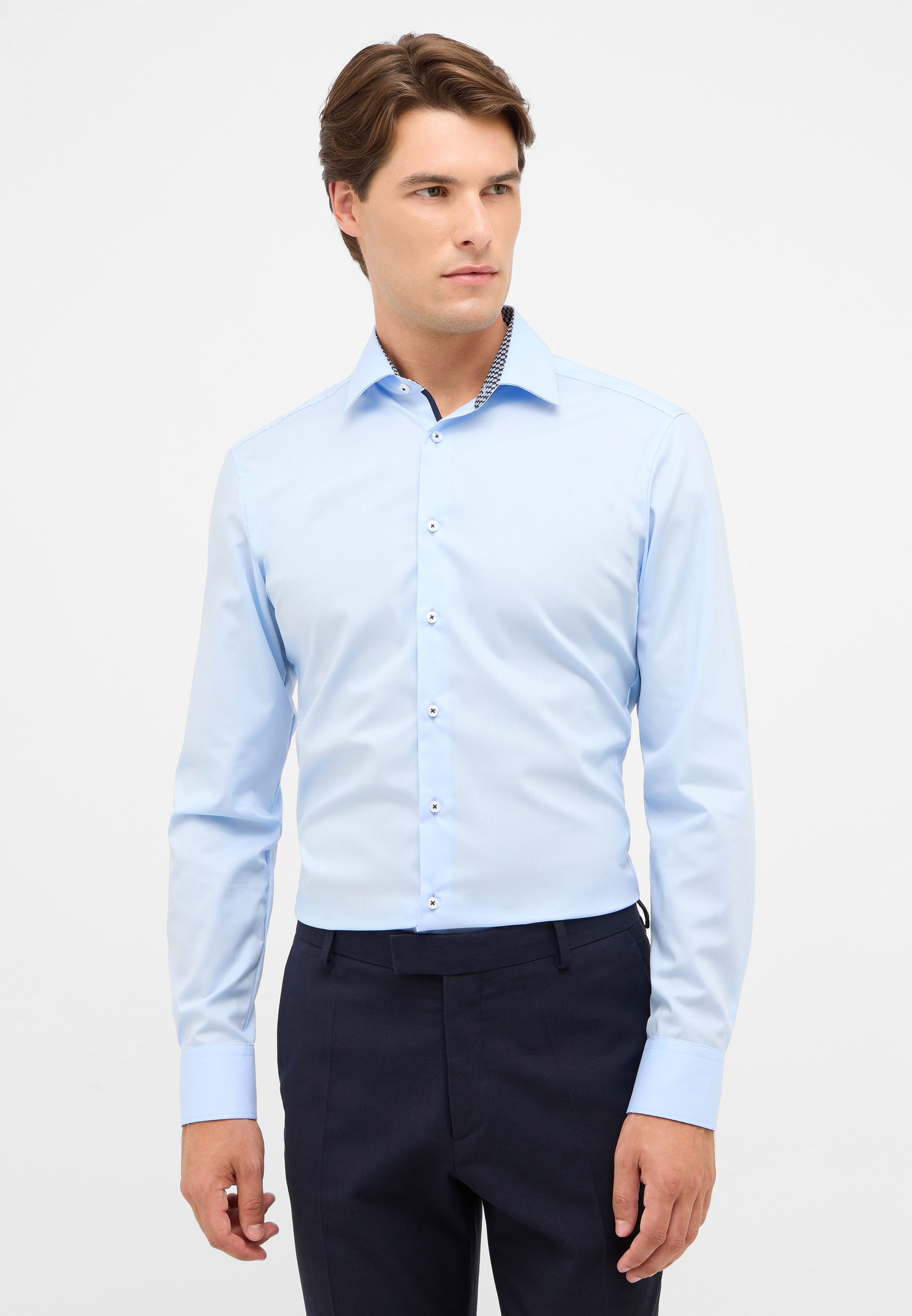 Eterna Langarmhemd "SLIM FIT" NON IRON (bügelfrei) günstig online kaufen