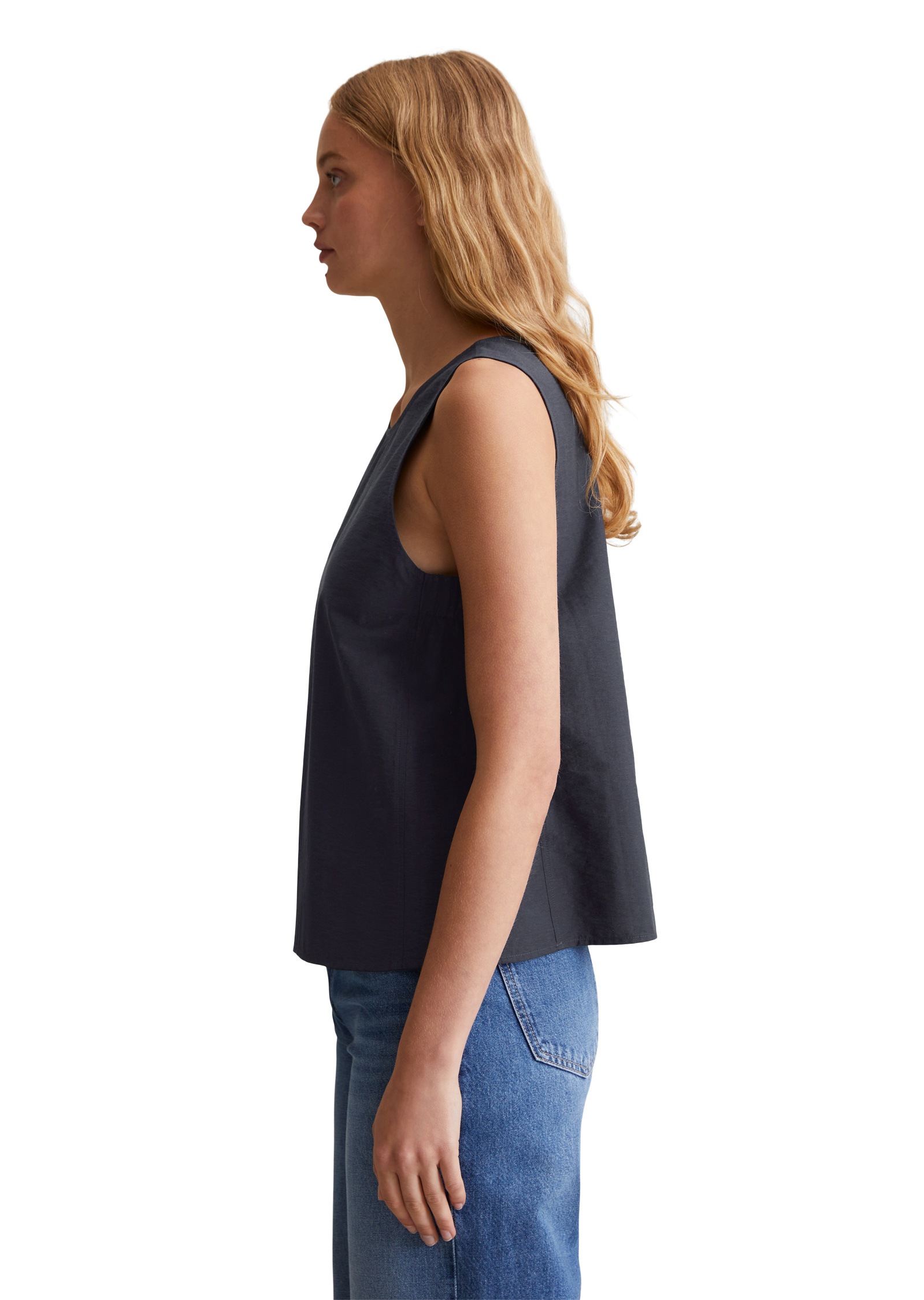 Marc OPolo DENIM Blusentop "aus Organic-Cotton-Mix" günstig online kaufen