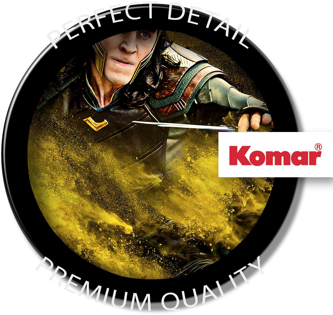 Komar Fototapete »Digitaldruck Vlies - Loki Yellow Dust - Größe 200 x 250 cm«, bedruckt, Kinderzimmer