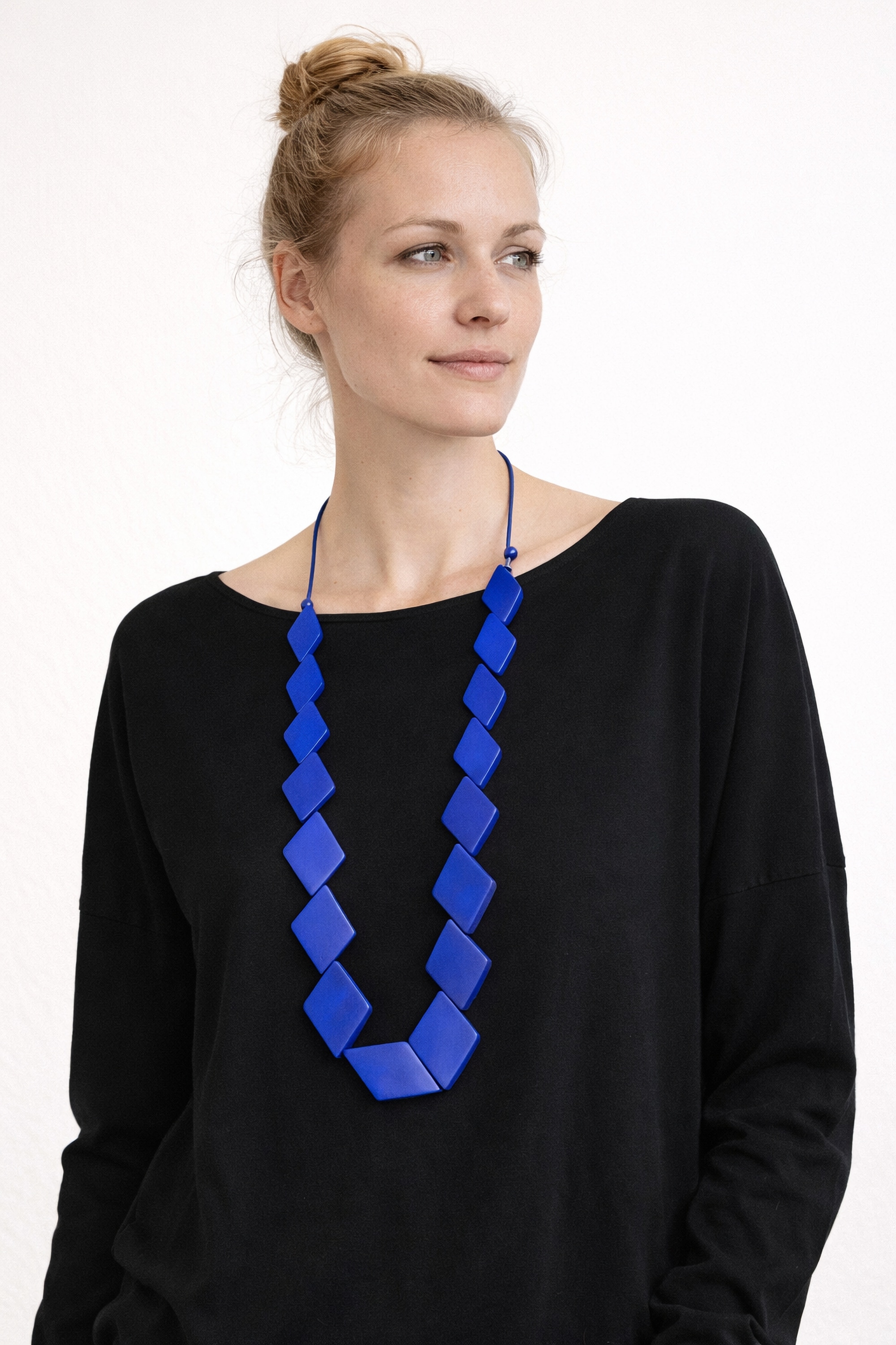 COLLEZIONE ALESSANDRO Lange Kette »Raute« verschieden große Rauten