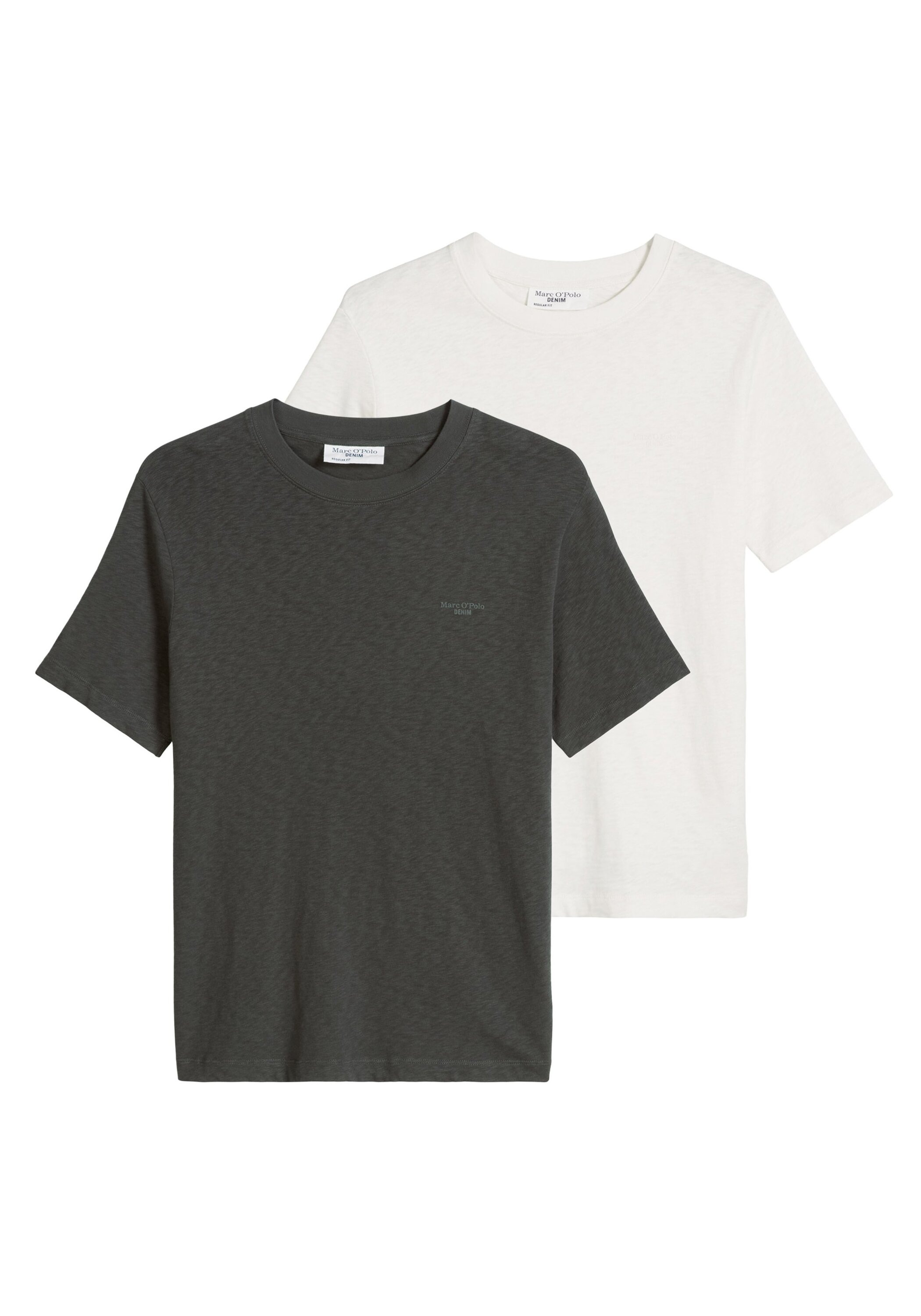 Marc OPolo DENIM T-Shirt "T-Shirt T-Shirt, SSL, Logo Print, Reg 2er Pack" 2