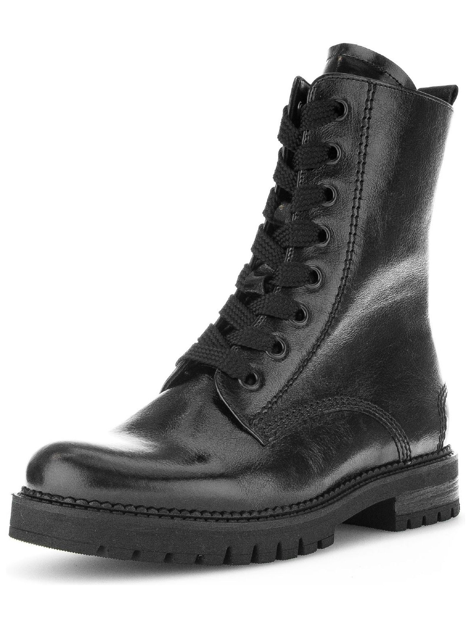 Gabor Comfort Schnürstiefelette "Gabor Comfort Stiefelette Glattleder" günstig online kaufen