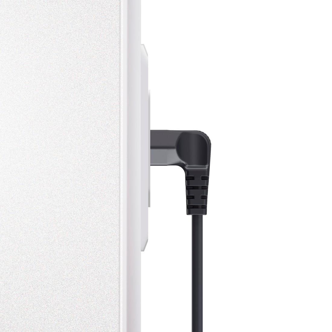 Hama Netzkabel »Netzkabel, beidseitig gewinkelt, Euro Stecker, Doppelnut, C7, 1,5 m«, Typ C (Eurostecker), 150 cm