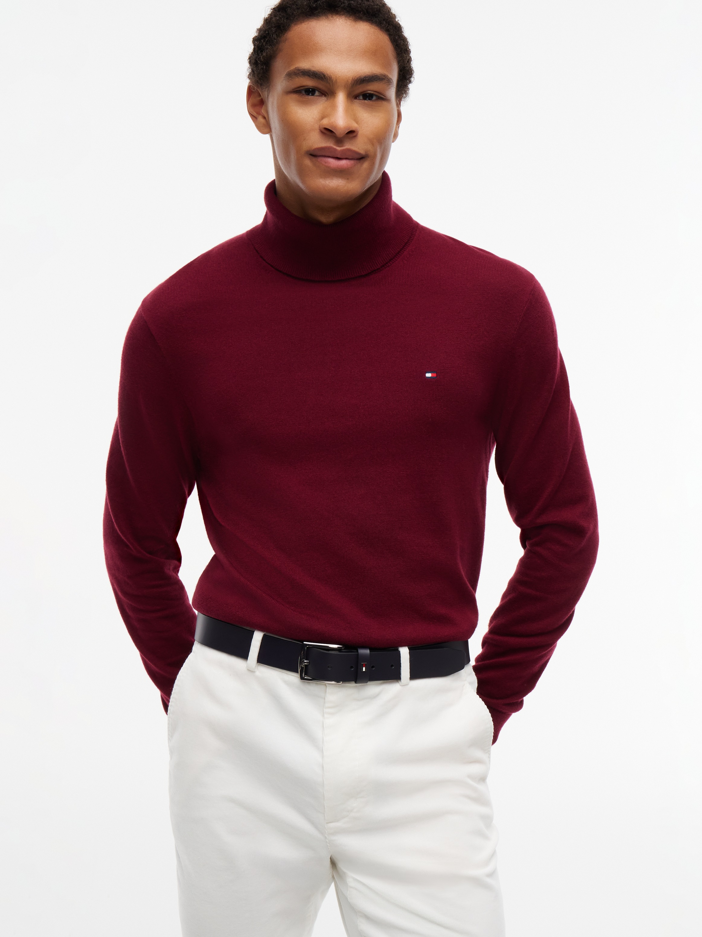 Tommy Hilfiger Ledergürtel »DENTON« Regular fit und größenverstellbar
